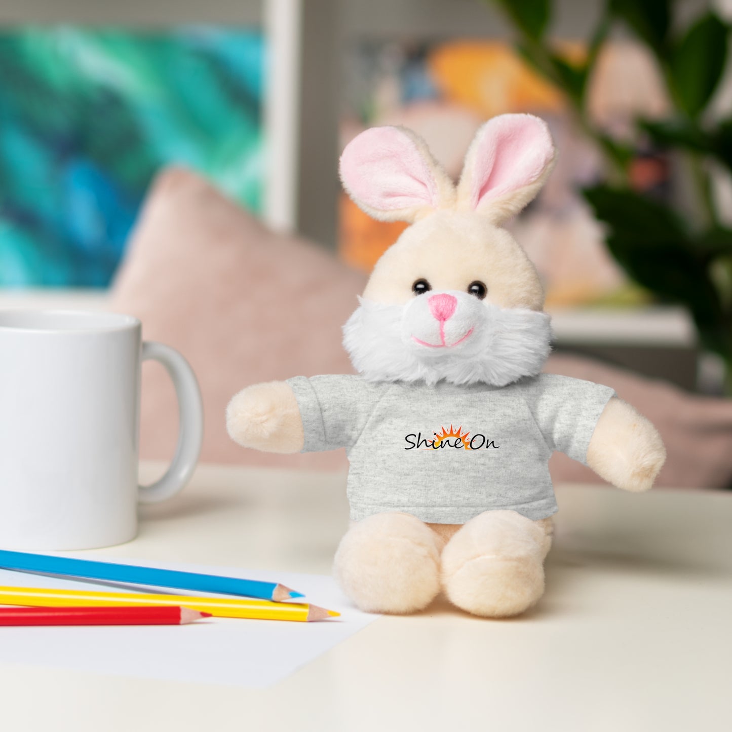 Plushie with 'Shine On' T-Shirt