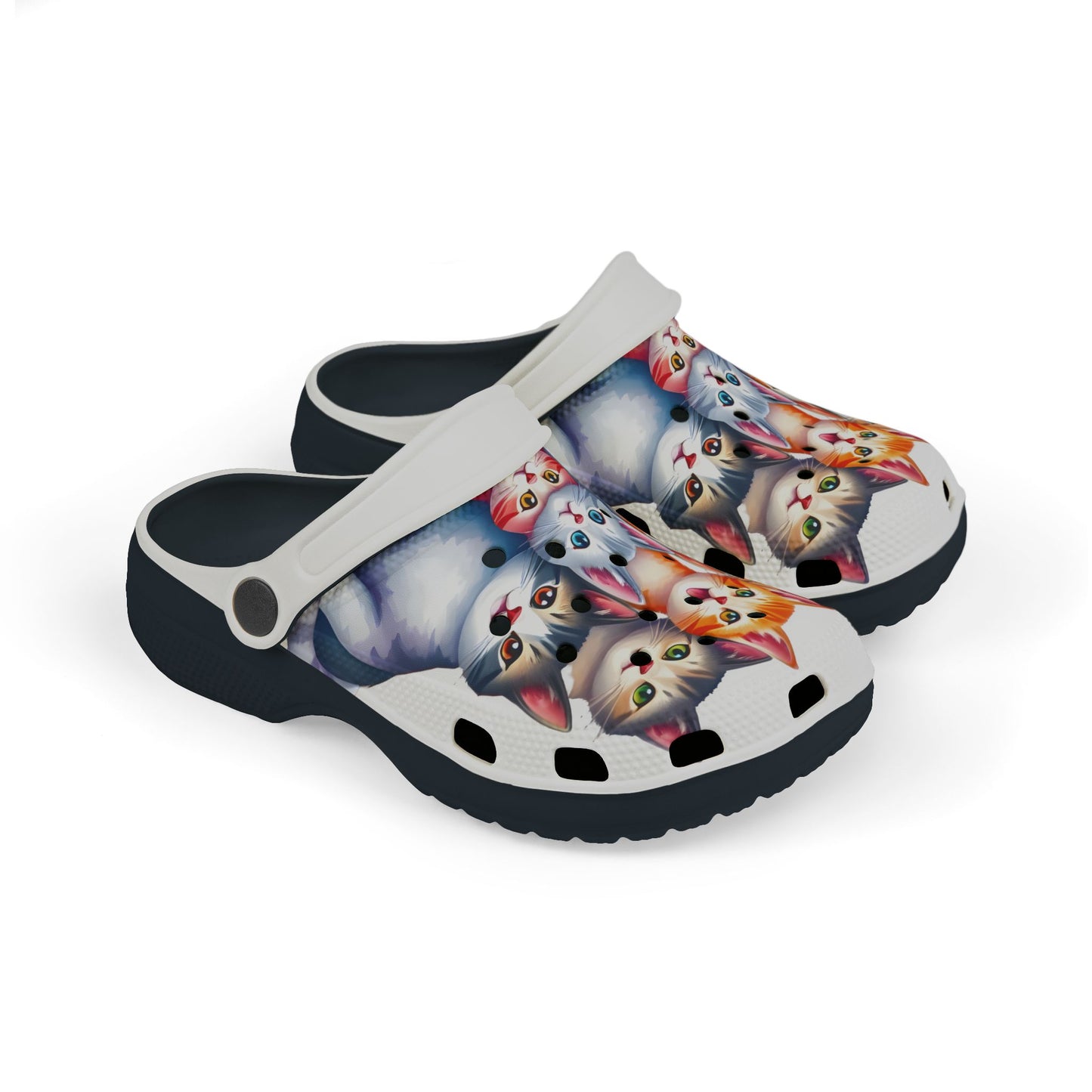 Kids EVA Foam Clogs 'Adorable Kittens' - Fun and Comfortable Footwear for Cat Lovers
