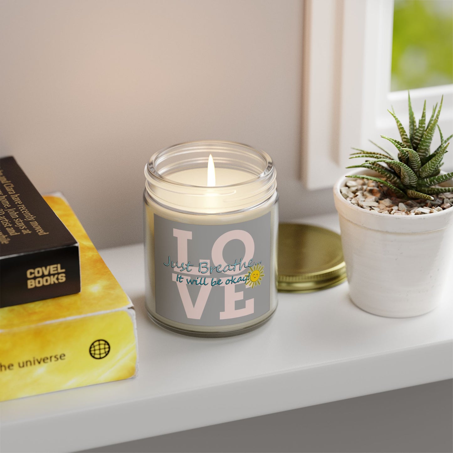 Scented Candle - Coconut Apricot Wax (9oz) | Several scents to choose from!