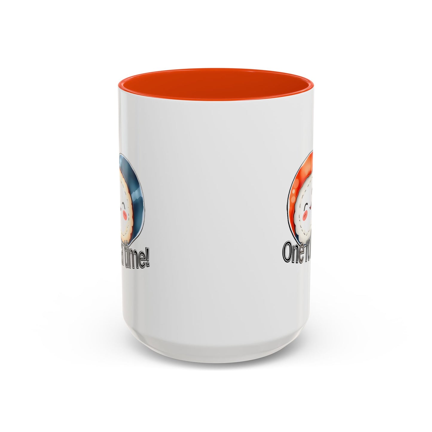 Coffee Mug - "One Roll at a Time" - Colorful Ceramic Coffee Cup, Perfect Gift for Food Lovers