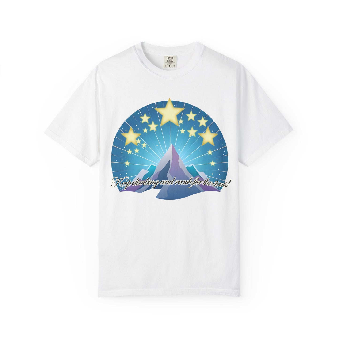 Unisex T-Shirt - Mountain & Stars Design
