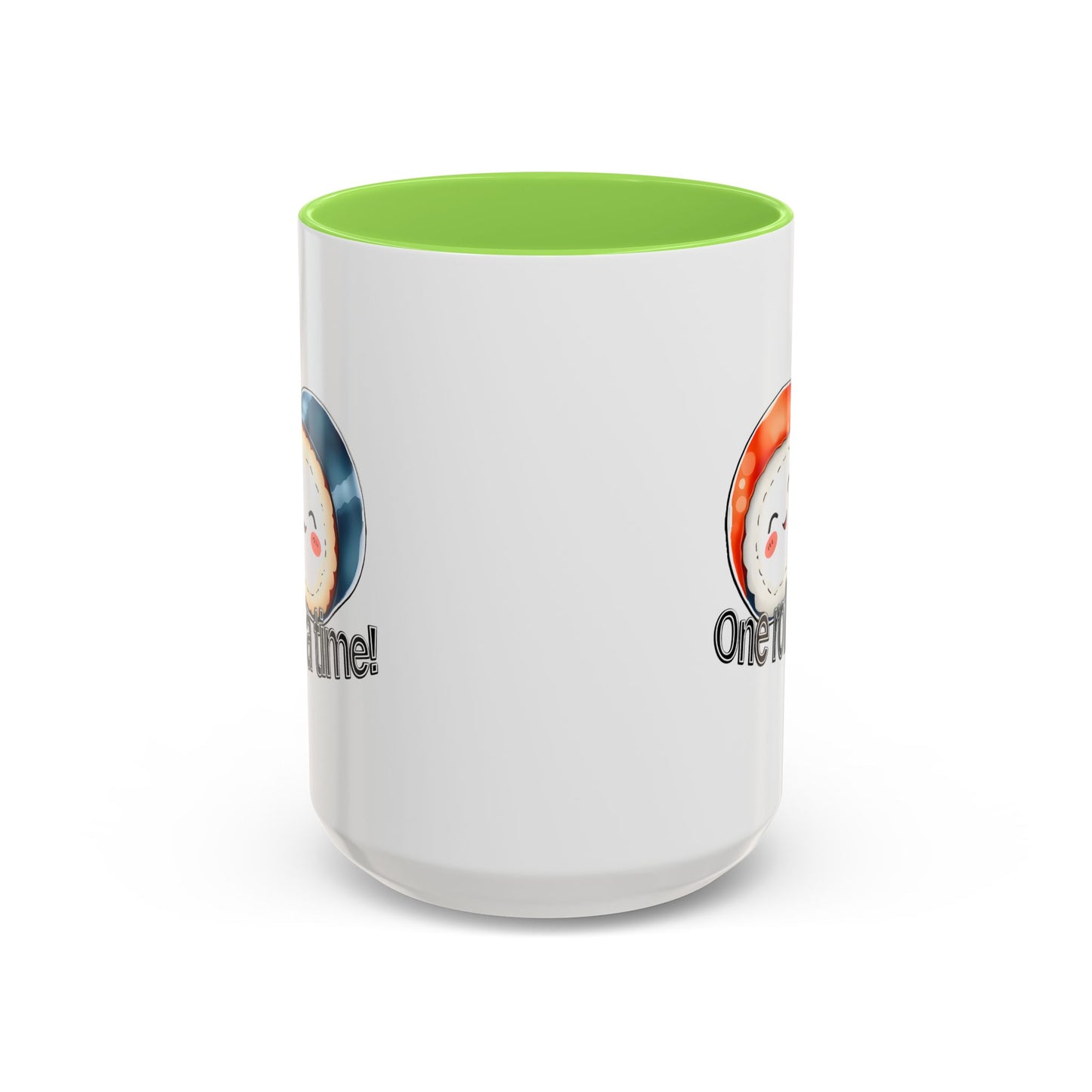 Coffee Mug - "One Roll at a Time" - Colorful Ceramic Coffee Cup, Perfect Gift for Food Lovers