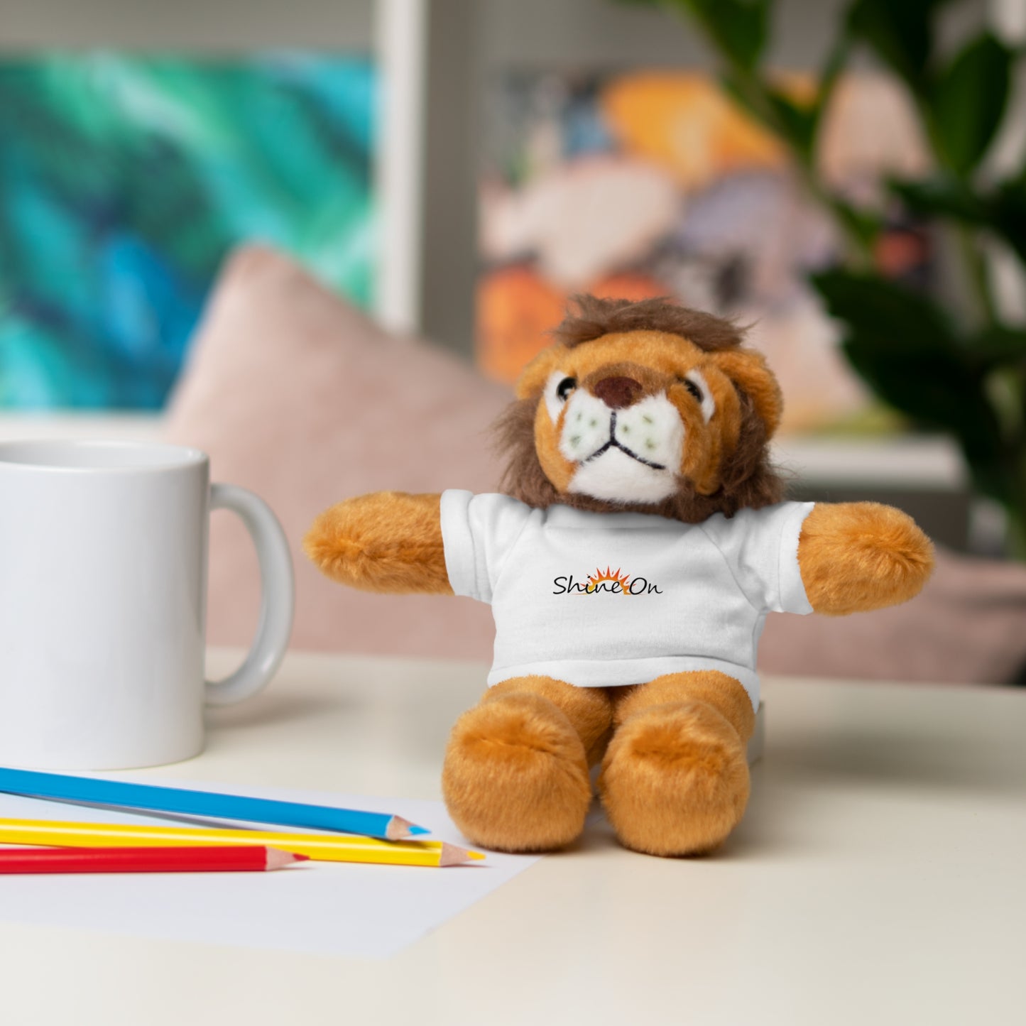 Plushie with 'Shine On' T-Shirt