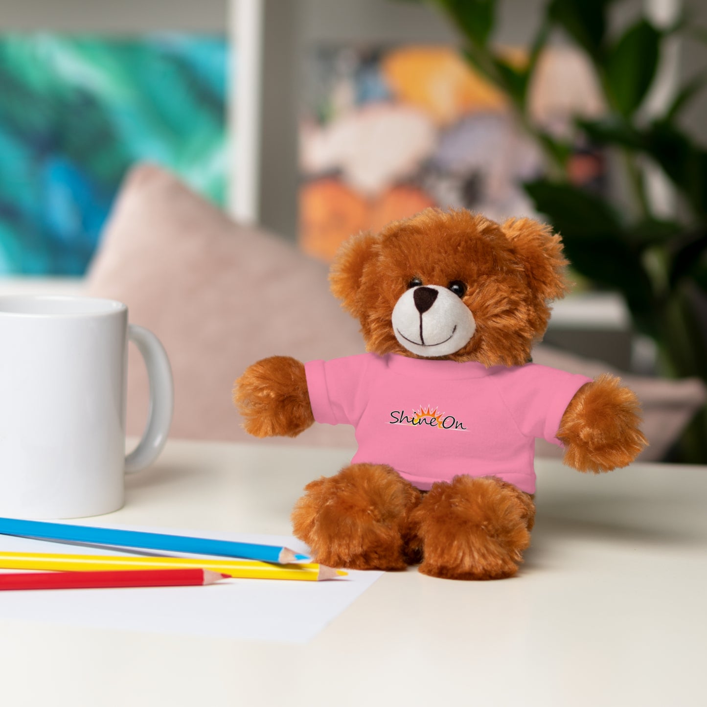 Plushie with 'Shine On' T-Shirt