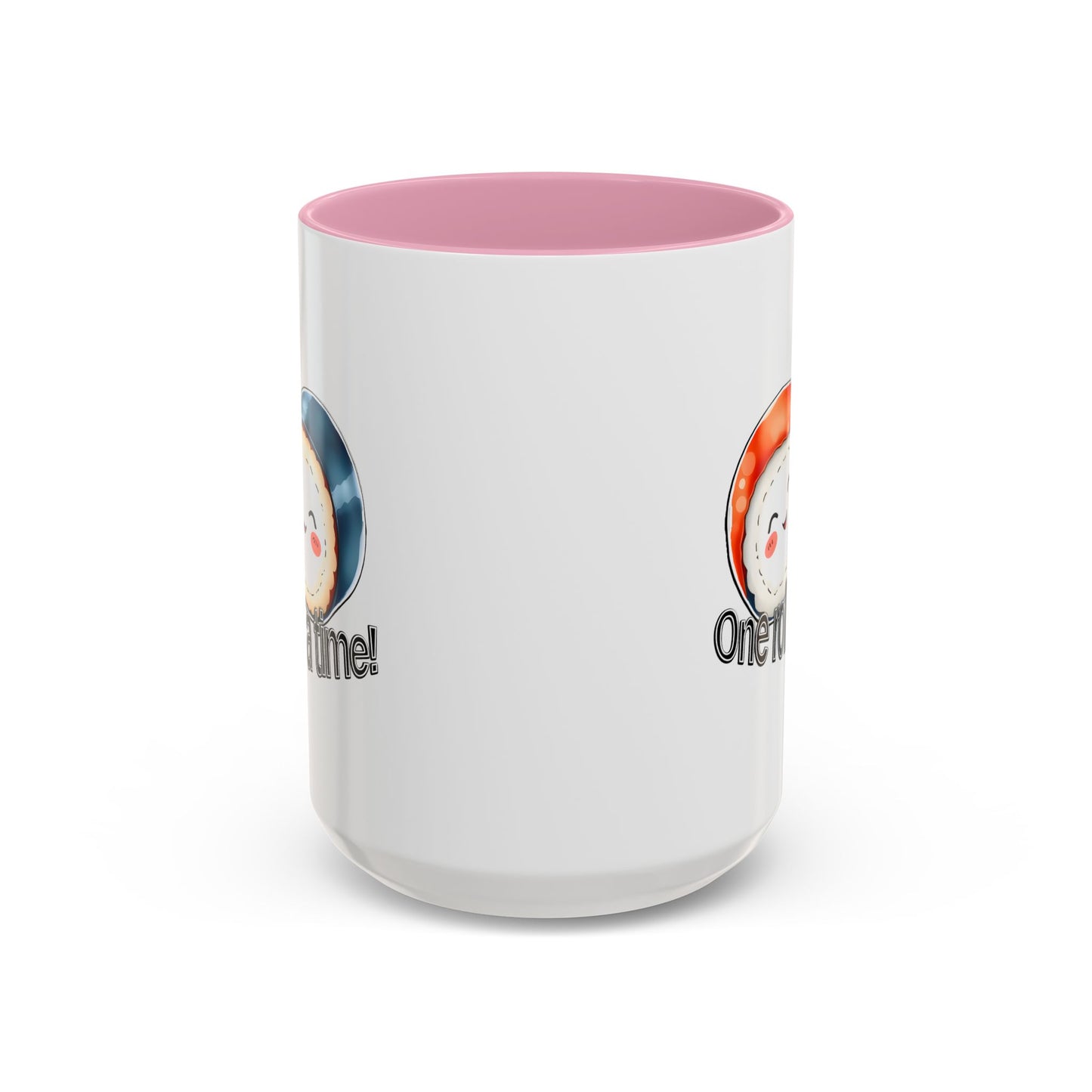 Coffee Mug - "One Roll at a Time" - Colorful Ceramic Coffee Cup, Perfect Gift for Food Lovers