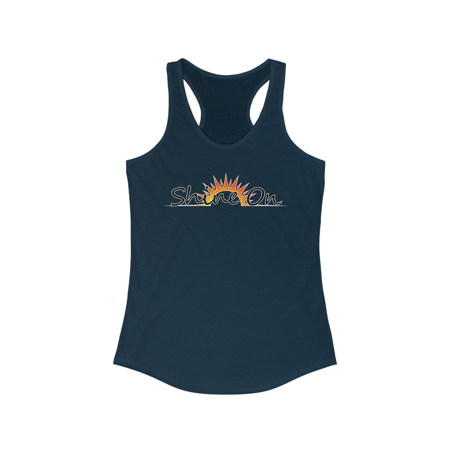 Womens Racerback Tank - 'Shine On' Summer Top
