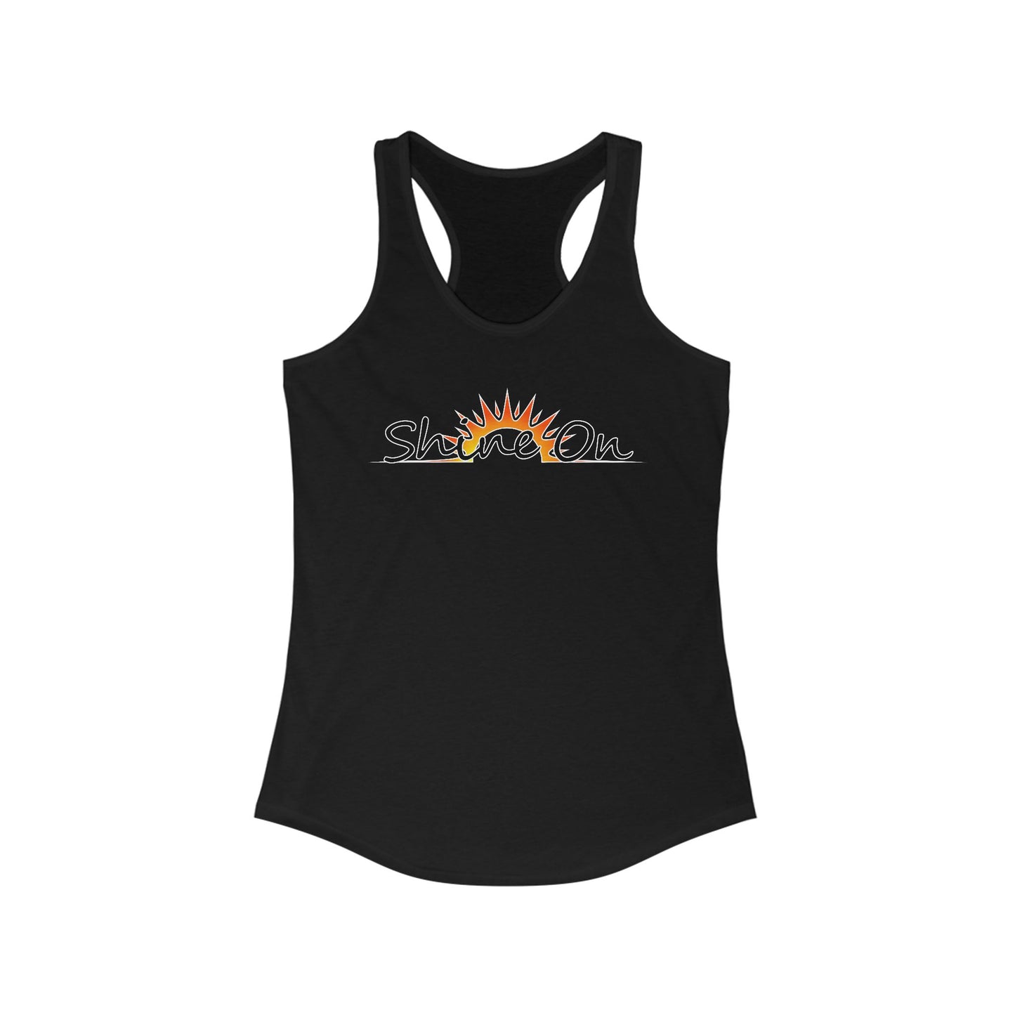 Womens Racerback Tank - 'Shine On' Summer Top