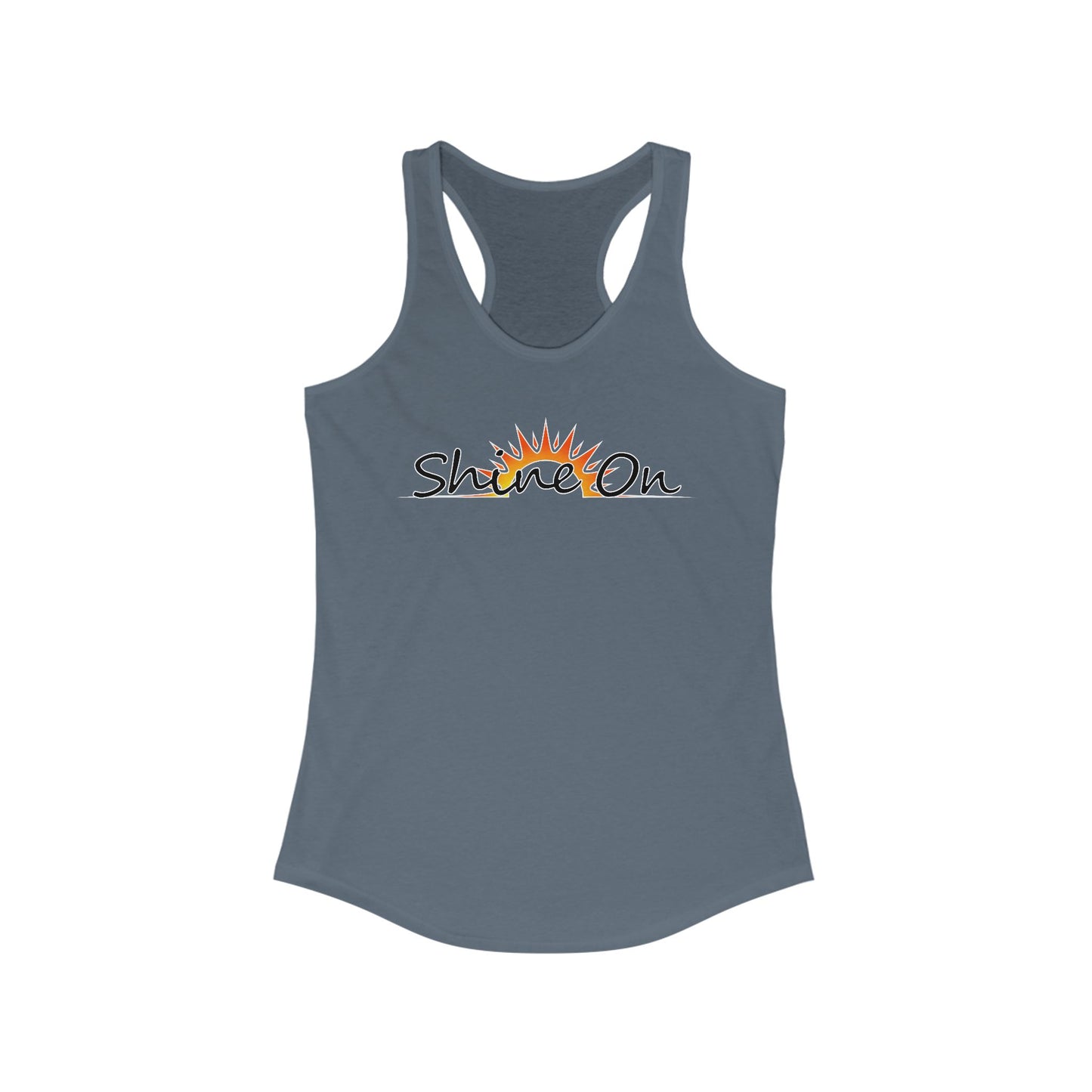 Womens Racerback Tank - 'Shine On' Summer Top