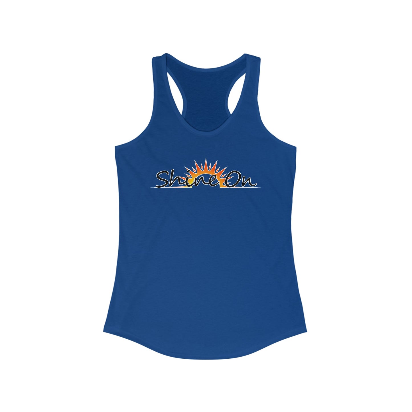 Womens Racerback Tank - 'Shine On' Summer Top