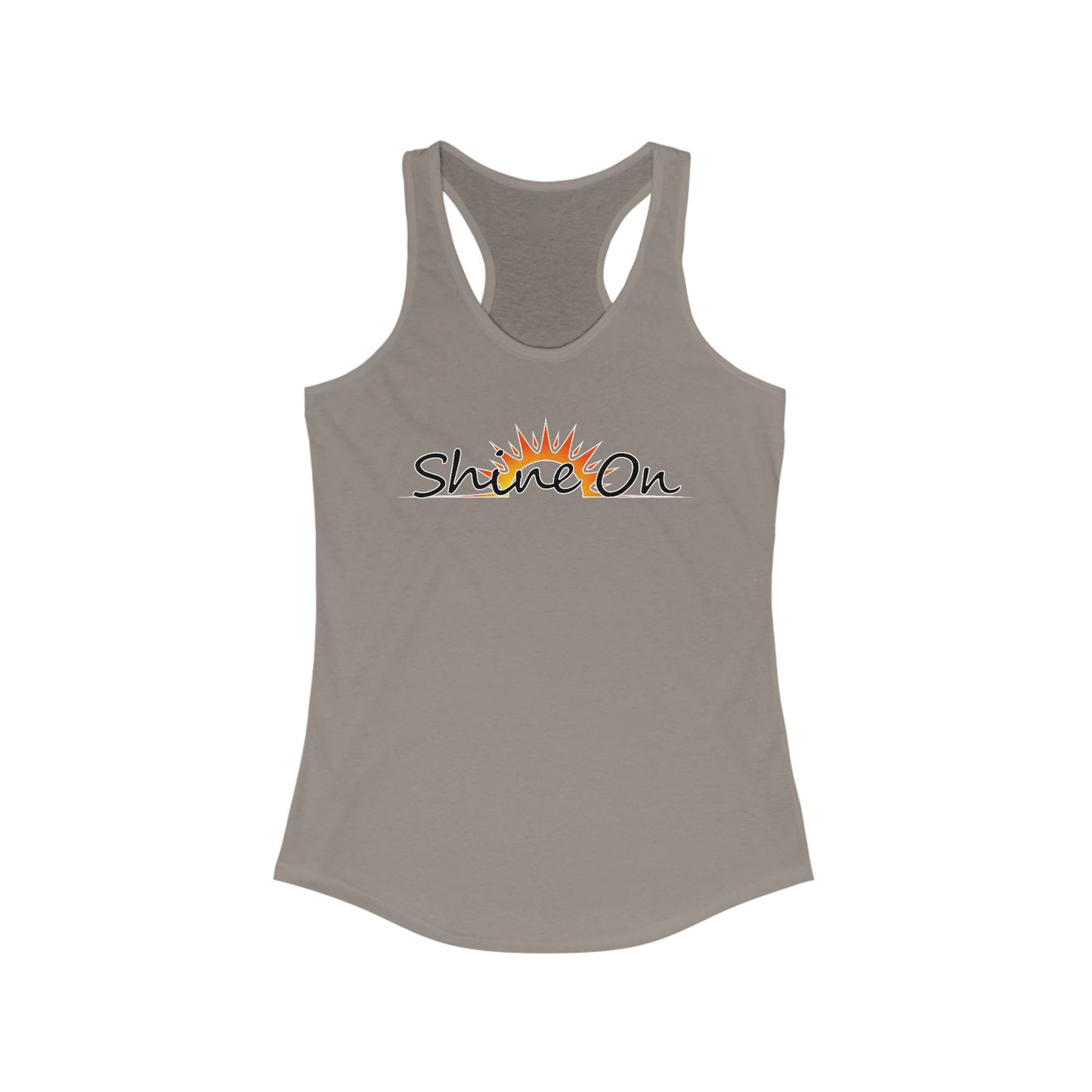 Womens Racerback Tank - 'Shine On' Summer Top