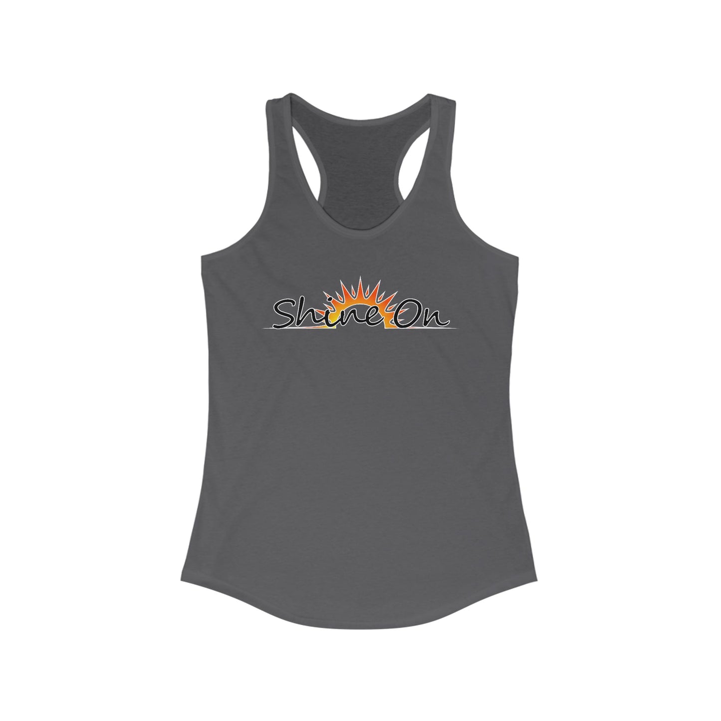 Womens Racerback Tank - 'Shine On' Summer Top
