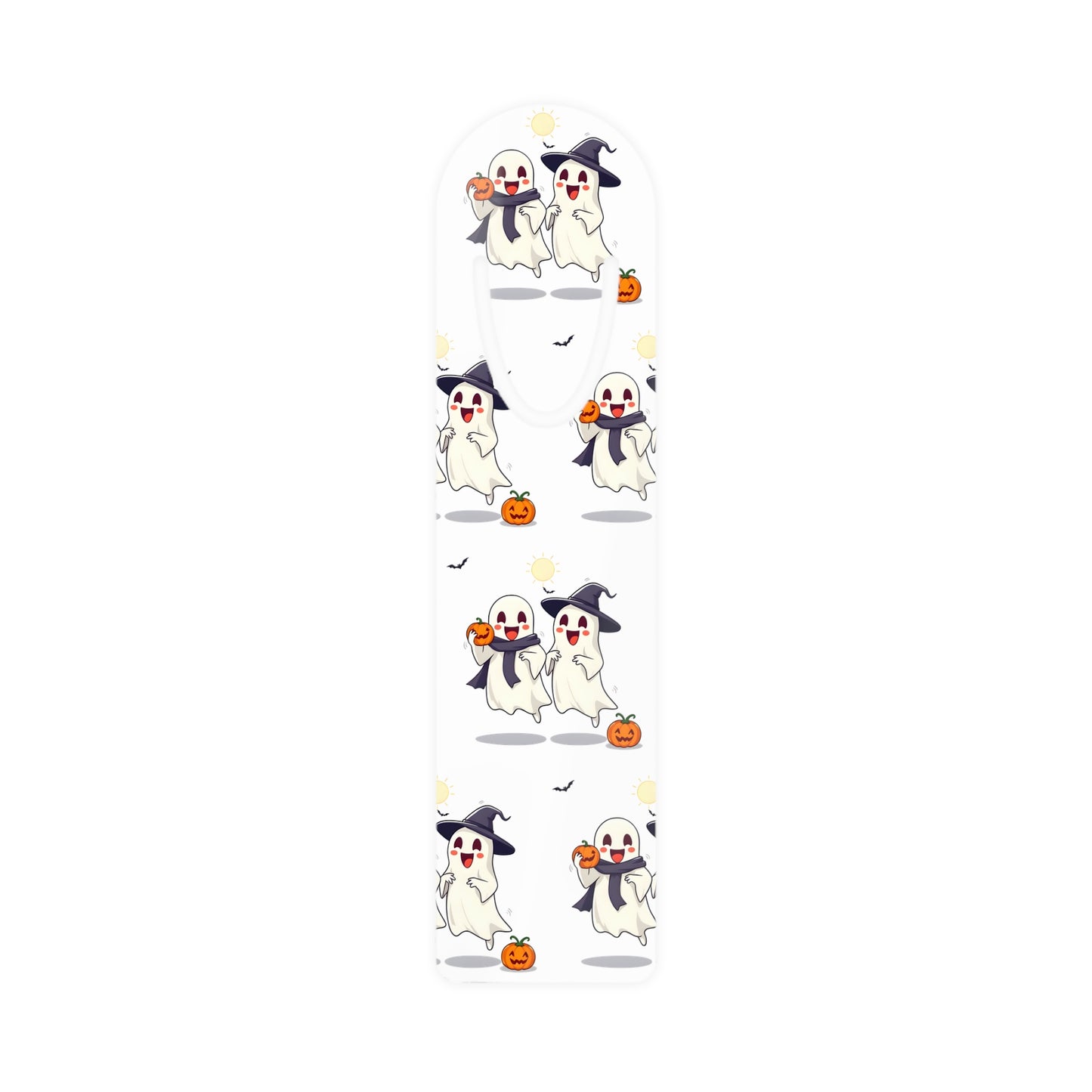 Bookmark - Halloween Ghost, Cute Ghost Design, Book Lover Gift, Halloween Gift, Reading Accessory, Scary Story Bookmark