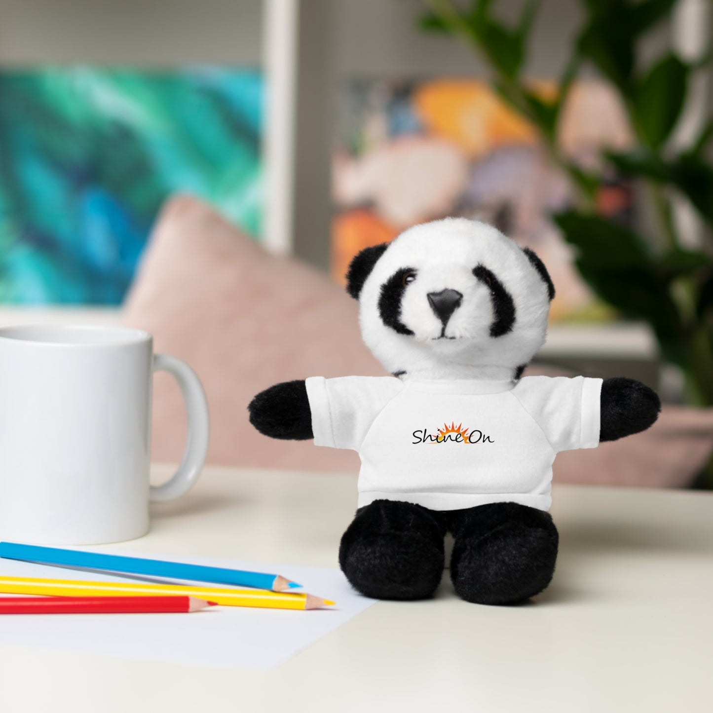 Plushie with 'Shine On' T-Shirt