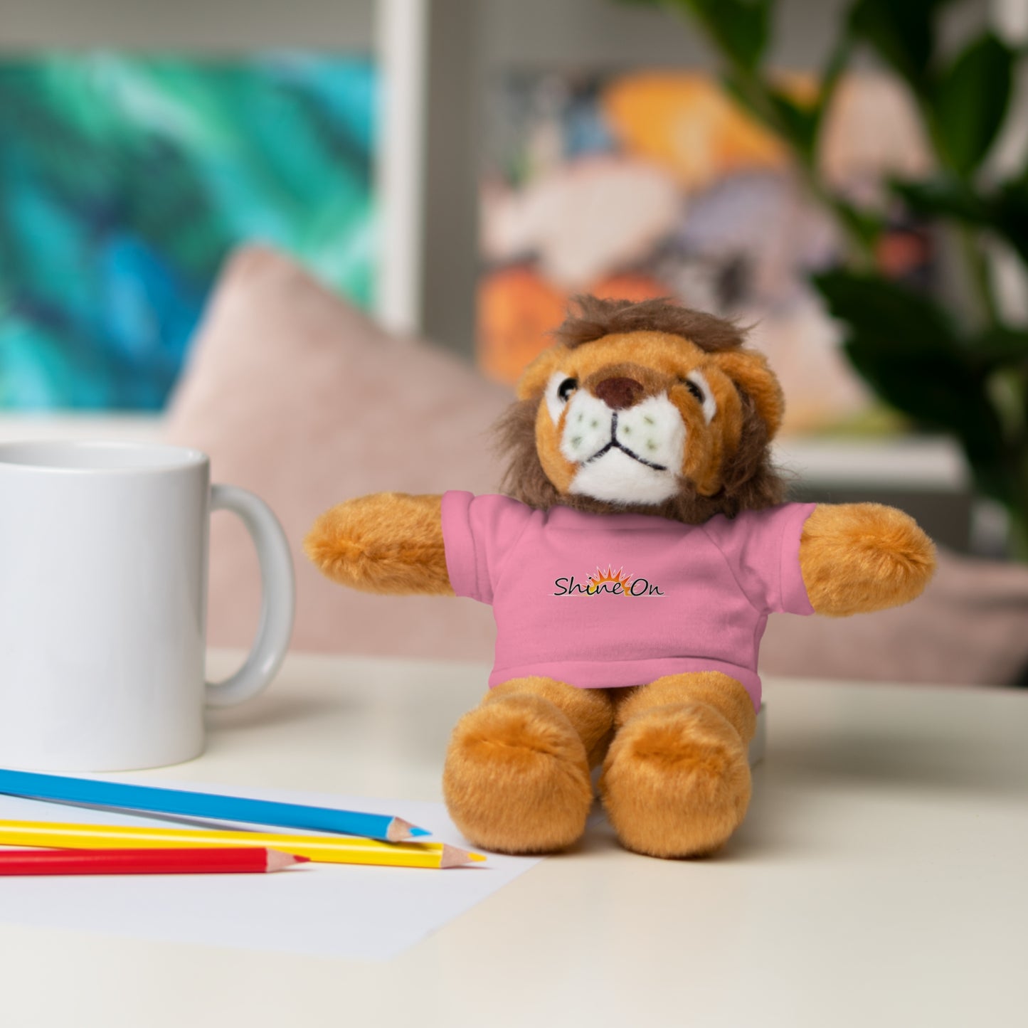 Plushie with 'Shine On' T-Shirt