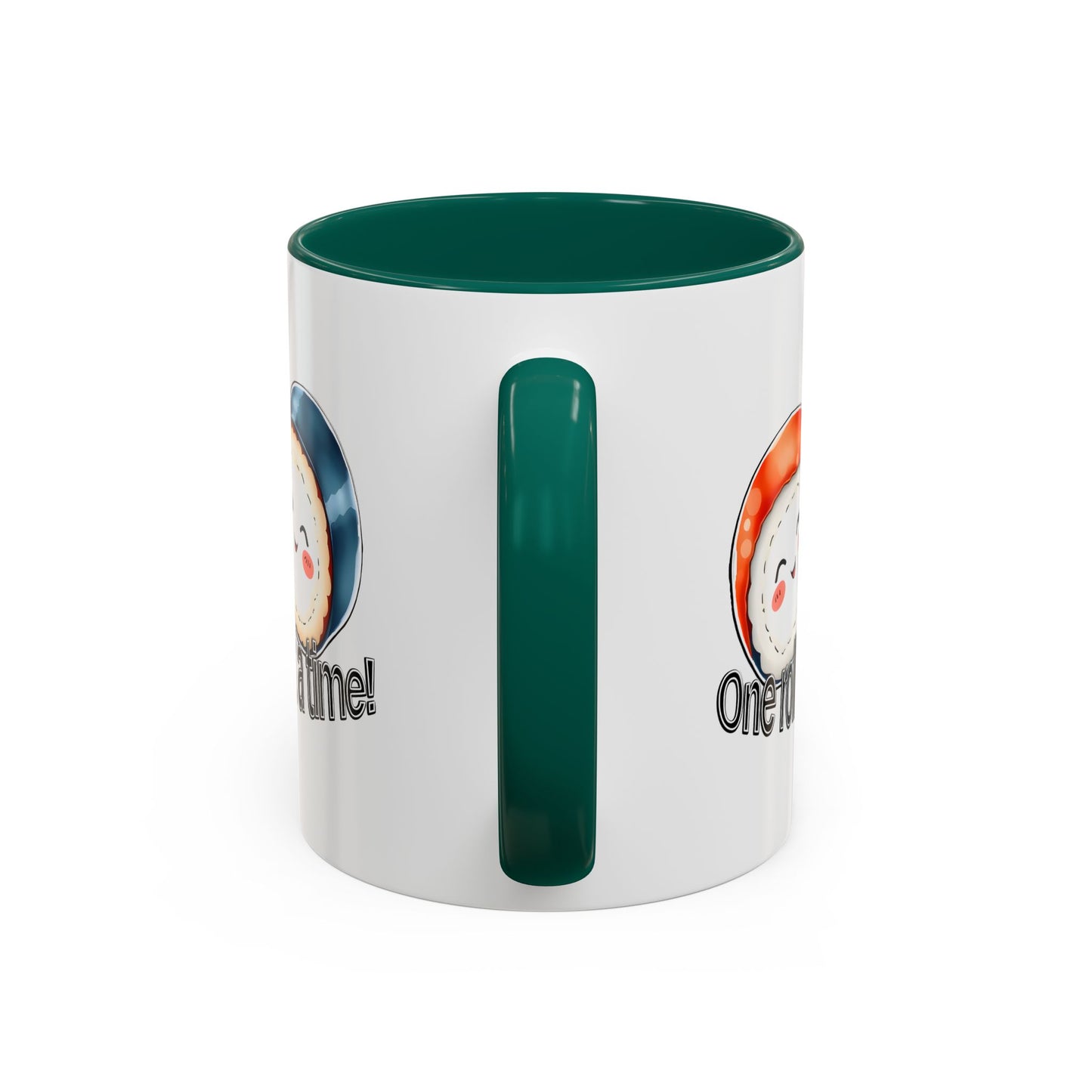 Coffee Mug - "One Roll at a Time" - Colorful Ceramic Coffee Cup, Perfect Gift for Food Lovers