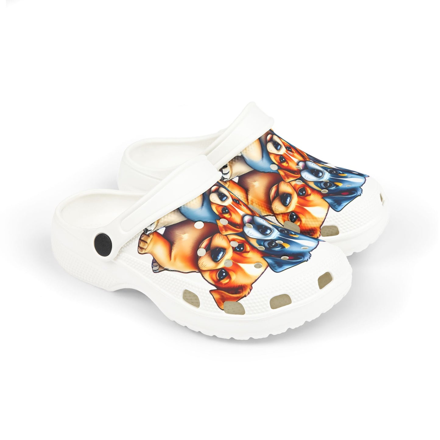 Kids EVA Foam Clogs 'Cute Puppies' - Fun & Comfortable Footwear for Kids