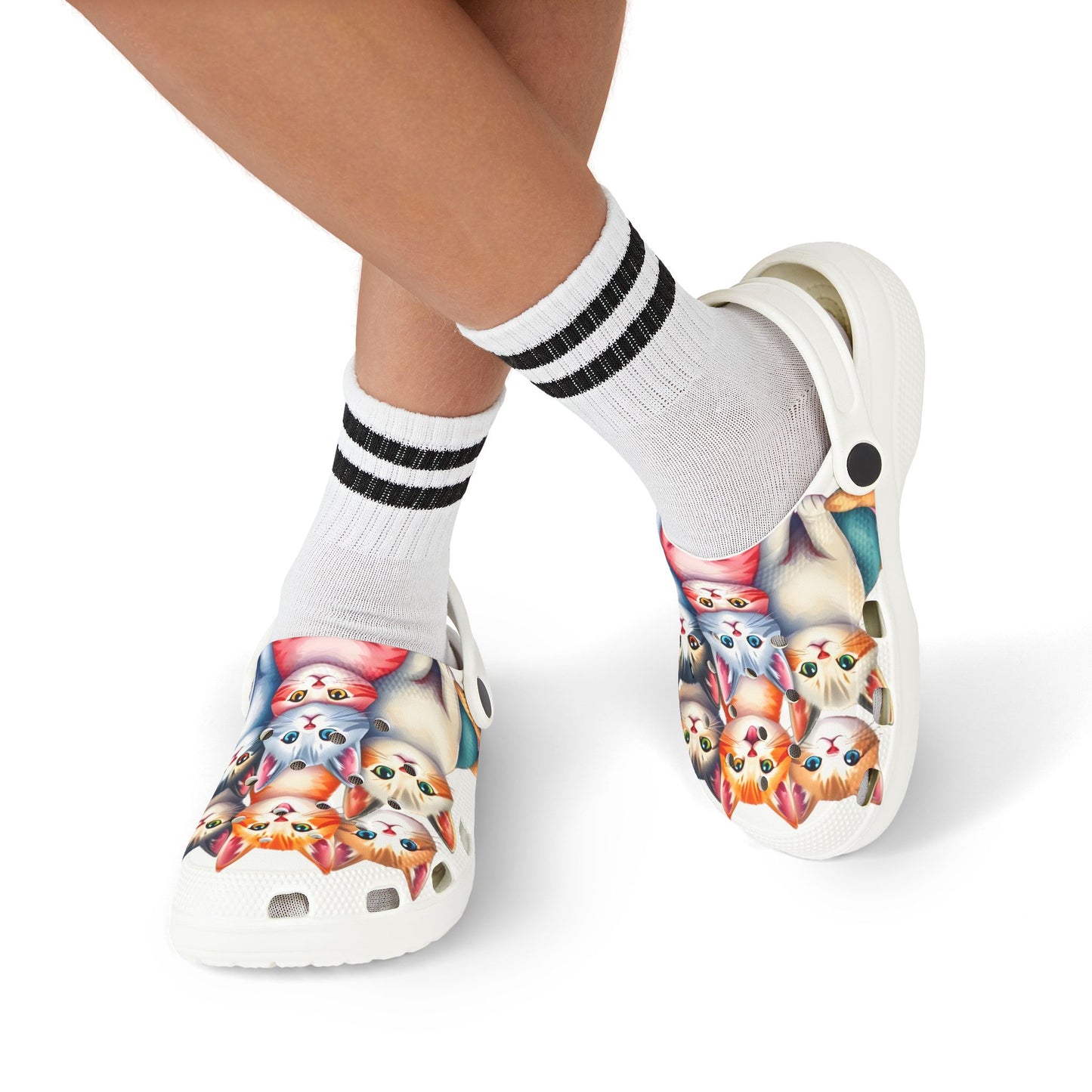 Kids EVA Foam Clogs 'Adorable Kittens' - Fun and Comfortable Footwear for Cat Lovers