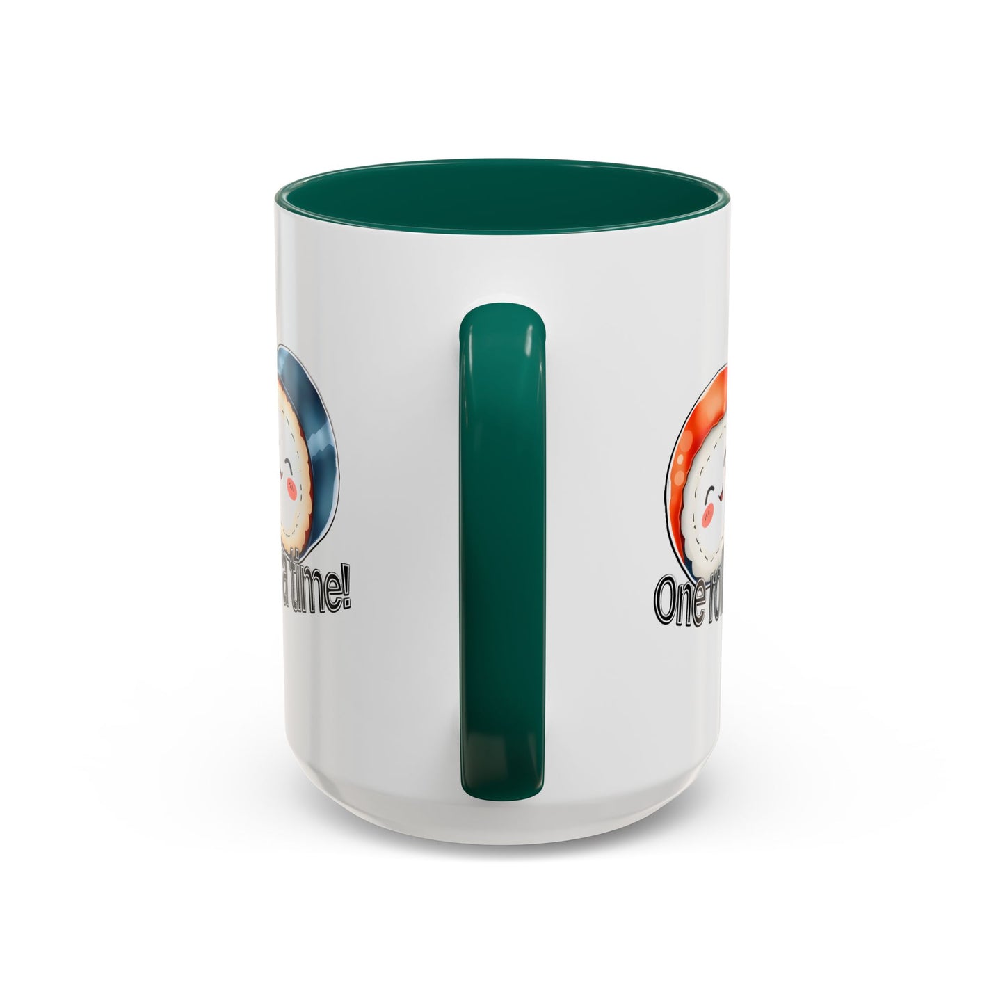 Coffee Mug - "One Roll at a Time" - Colorful Ceramic Coffee Cup, Perfect Gift for Food Lovers