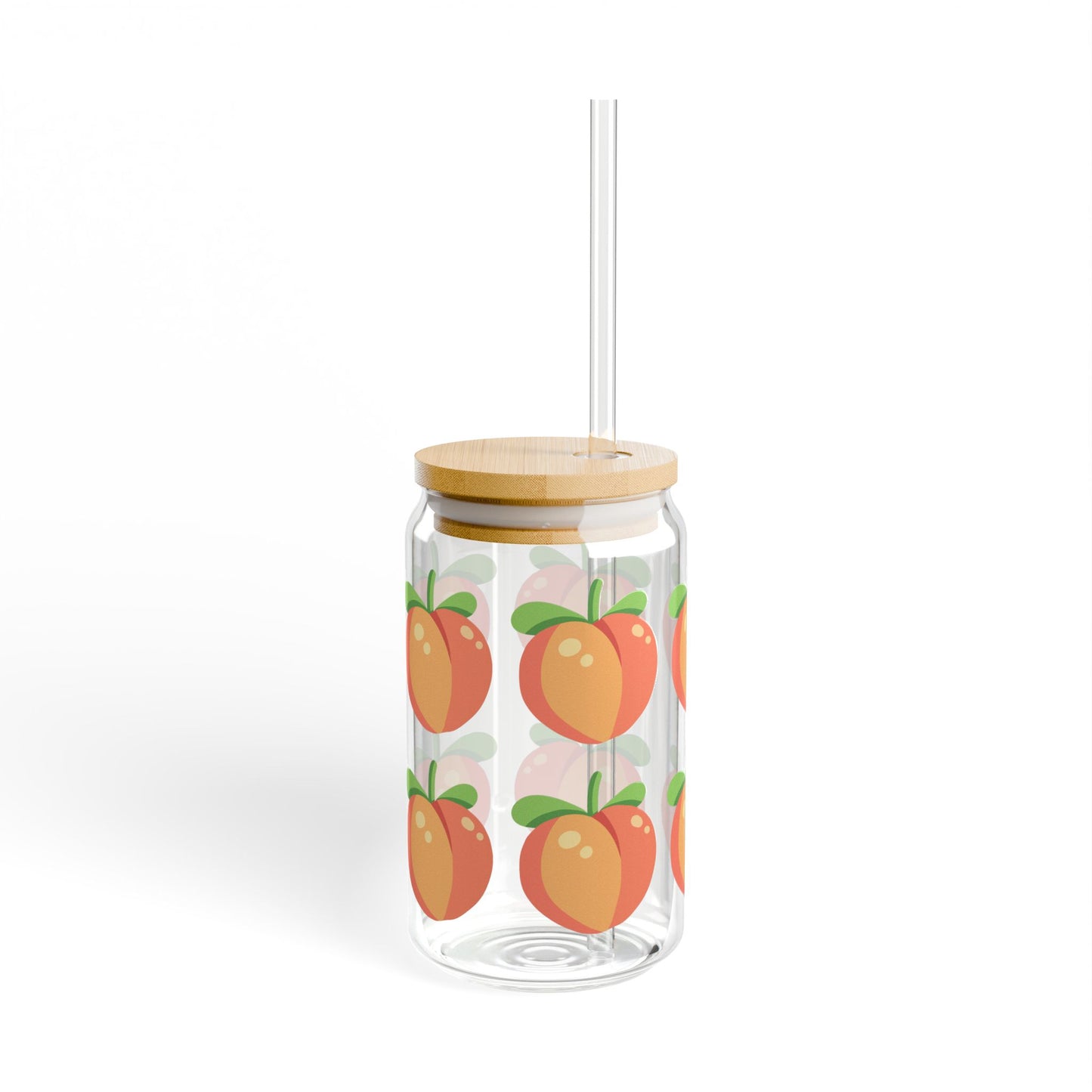 Sipper Glass - 16oz | Peach