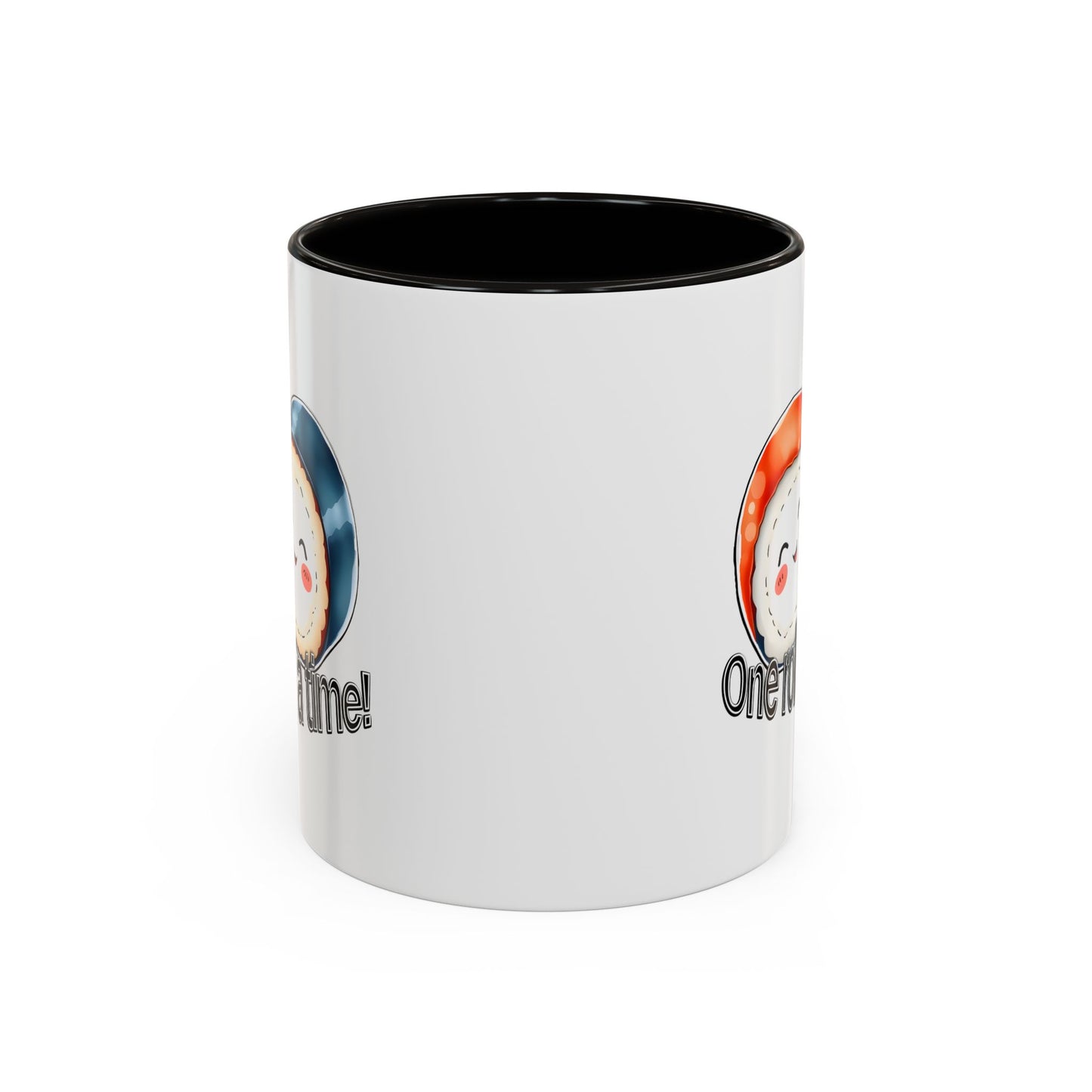 Coffee Mug - "One Roll at a Time" - Colorful Ceramic Coffee Cup, Perfect Gift for Food Lovers