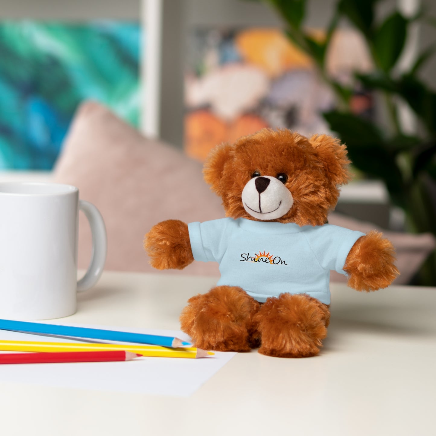 Plushie with 'Shine On' T-Shirt