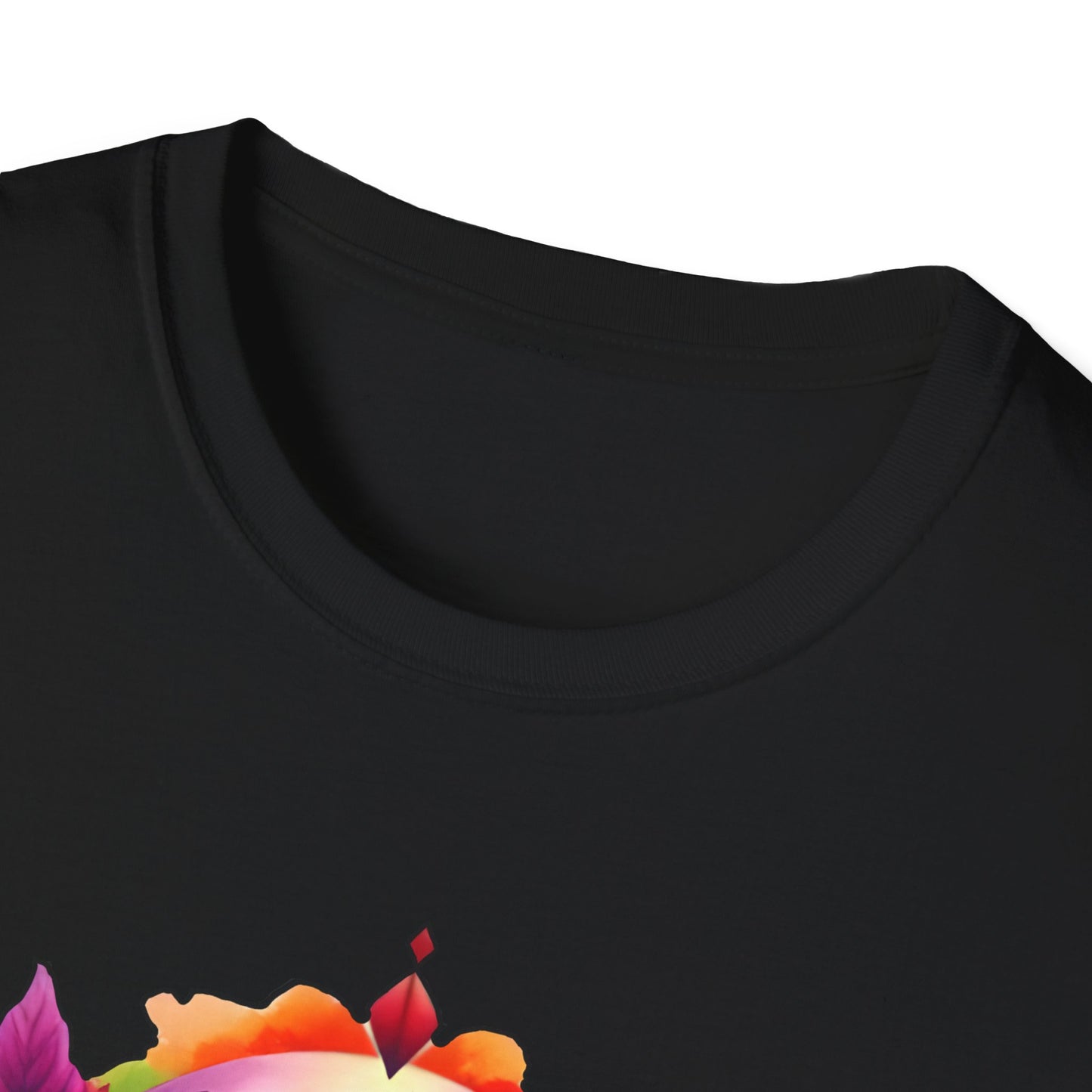 Unisex Softstyle Tee - 'Floral Skull' Perfect for Festivals and Everyday Wear