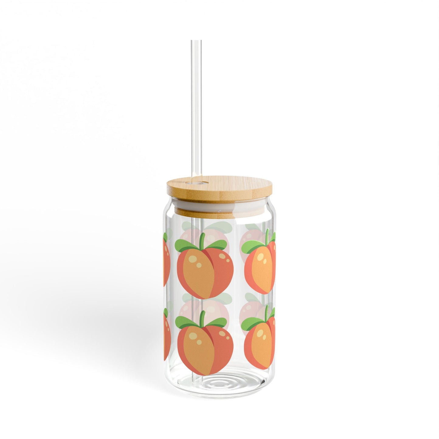 Sipper Glass - 16oz | Peach