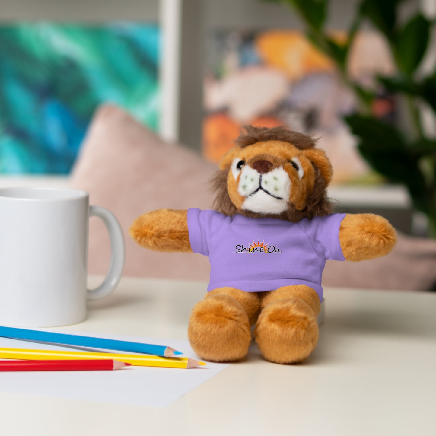 Plushie with 'Shine On' T-Shirt