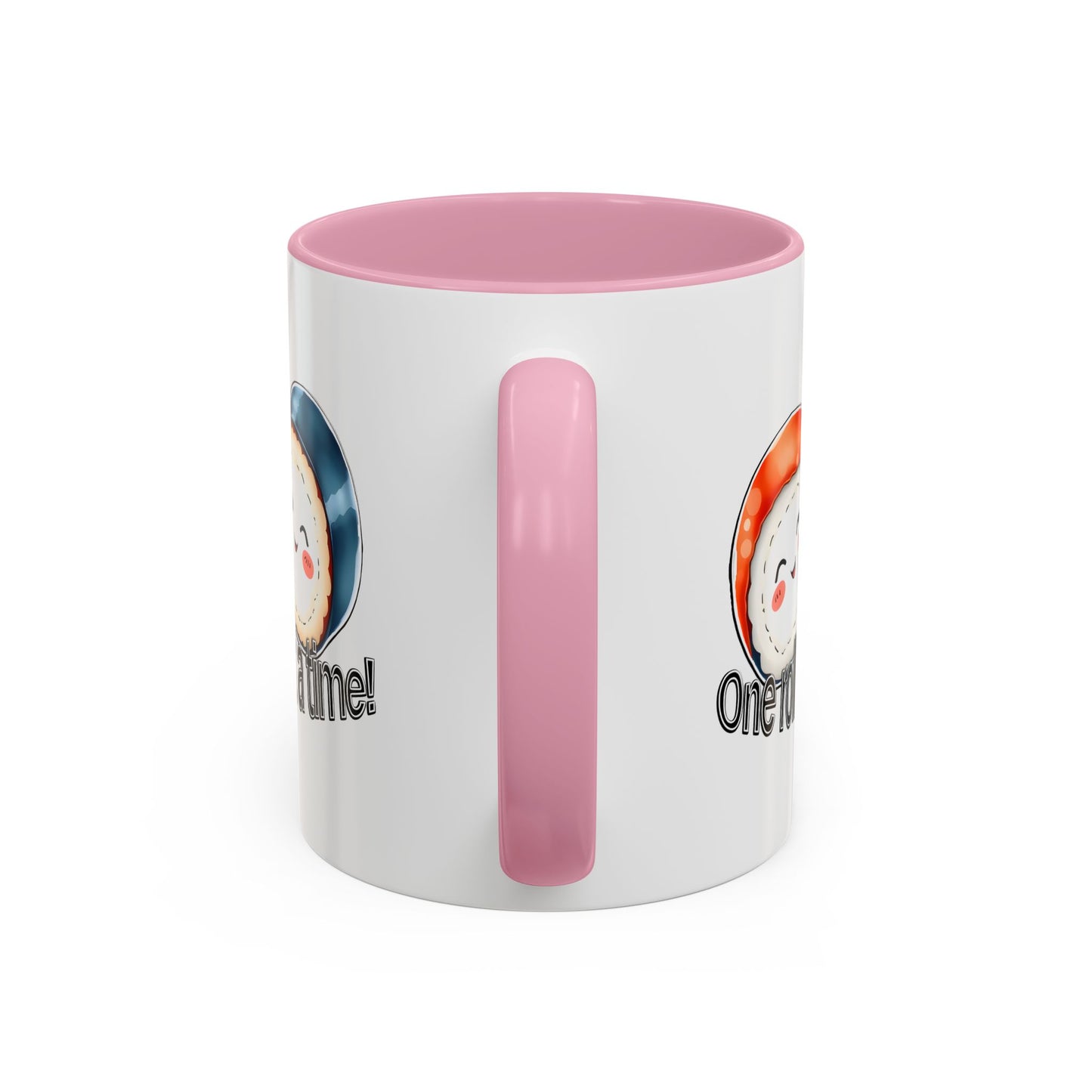 Coffee Mug - "One Roll at a Time" - Colorful Ceramic Coffee Cup, Perfect Gift for Food Lovers