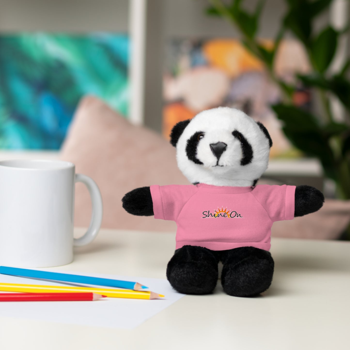 Plushie with 'Shine On' T-Shirt