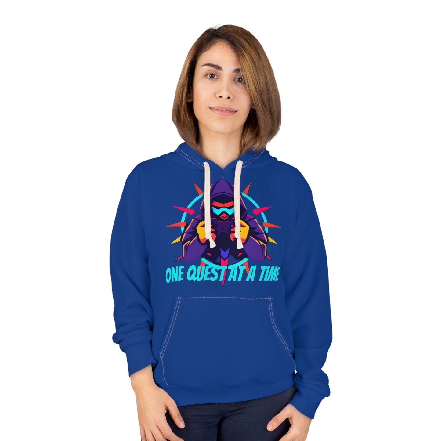 Unisex Hoodie - One Quest at a Time' Design