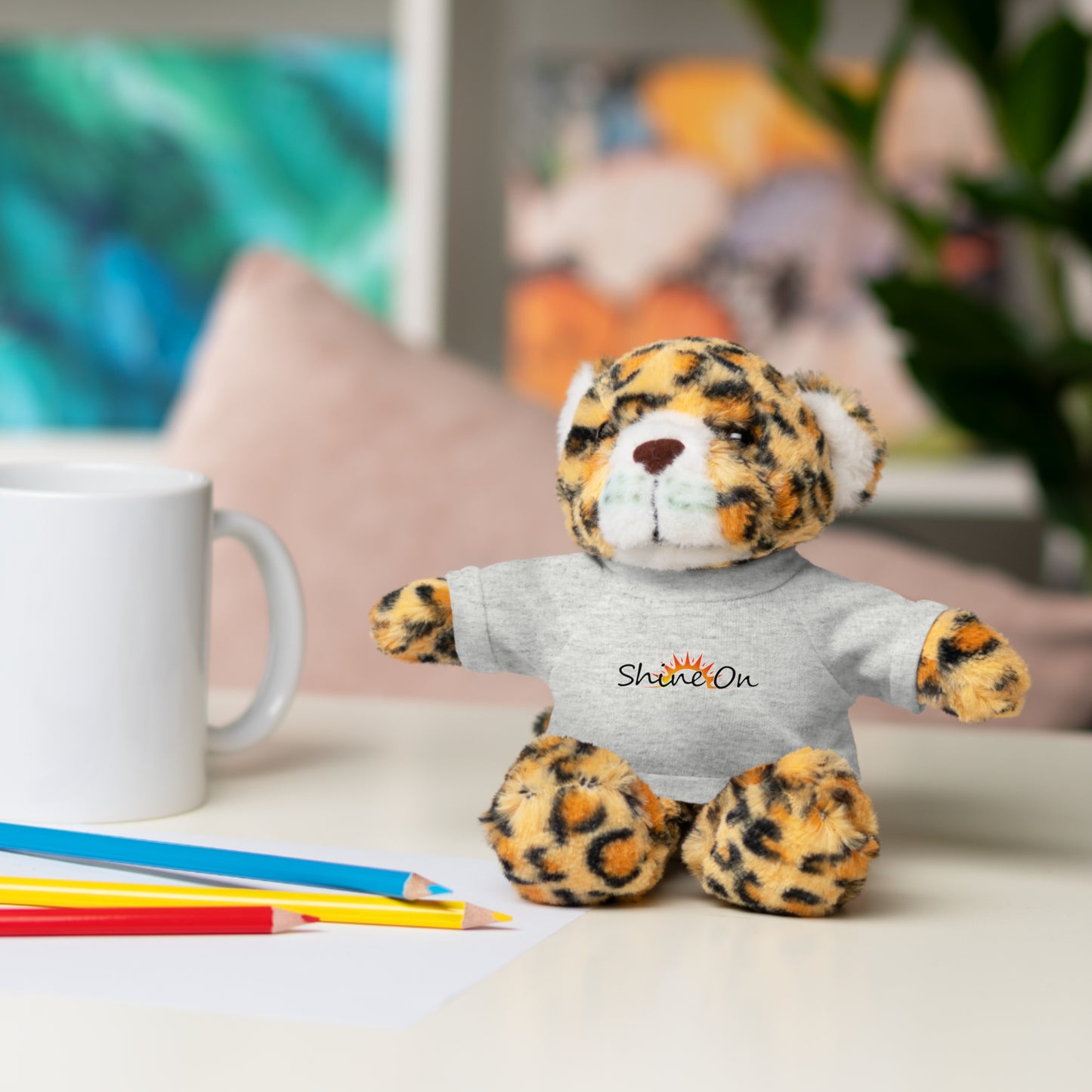 Plushie with 'Shine On' T-Shirt