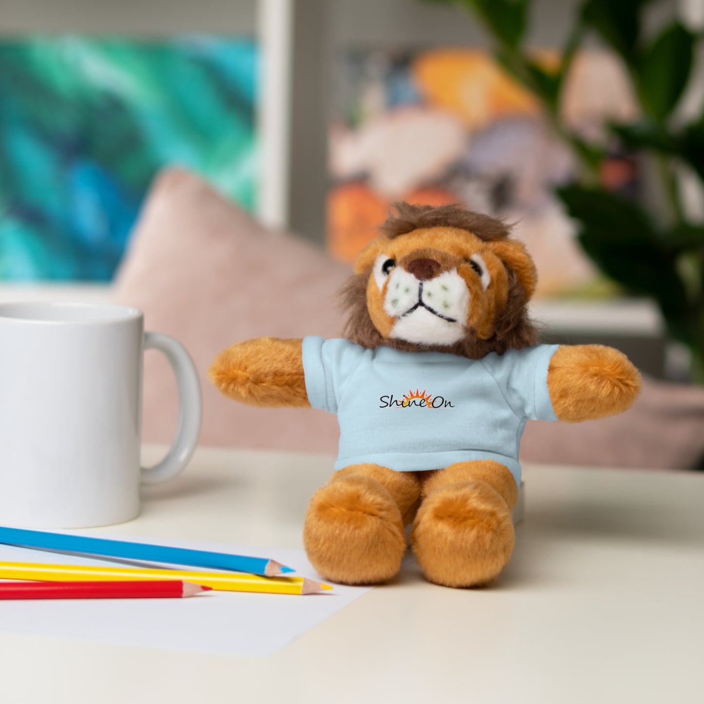 Plushie with 'Shine On' T-Shirt