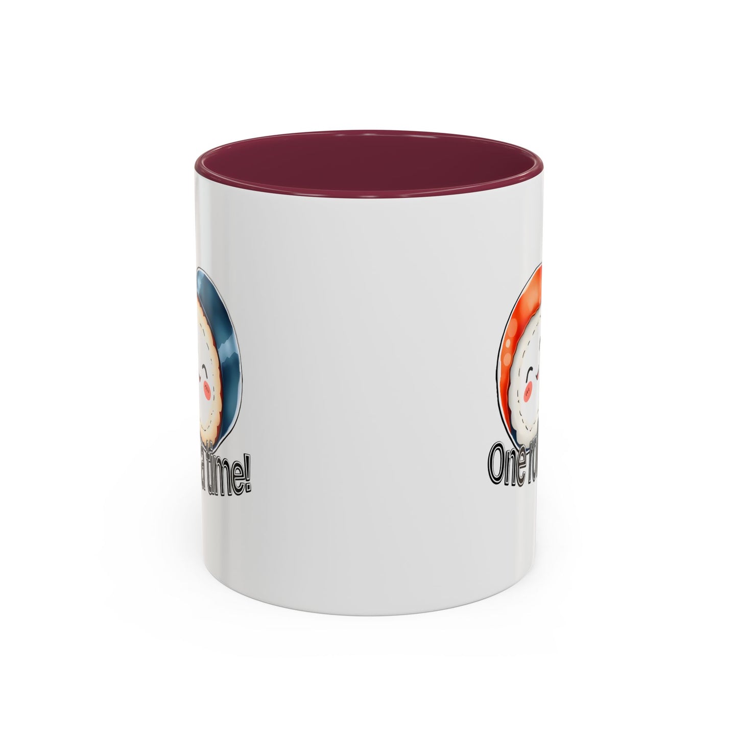Coffee Mug - "One Roll at a Time" - Colorful Ceramic Coffee Cup, Perfect Gift for Food Lovers