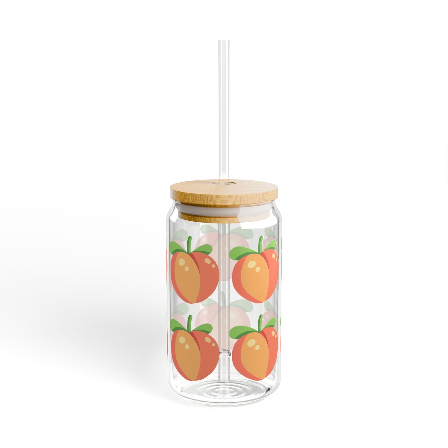 Sipper Glass - 16oz | Peach