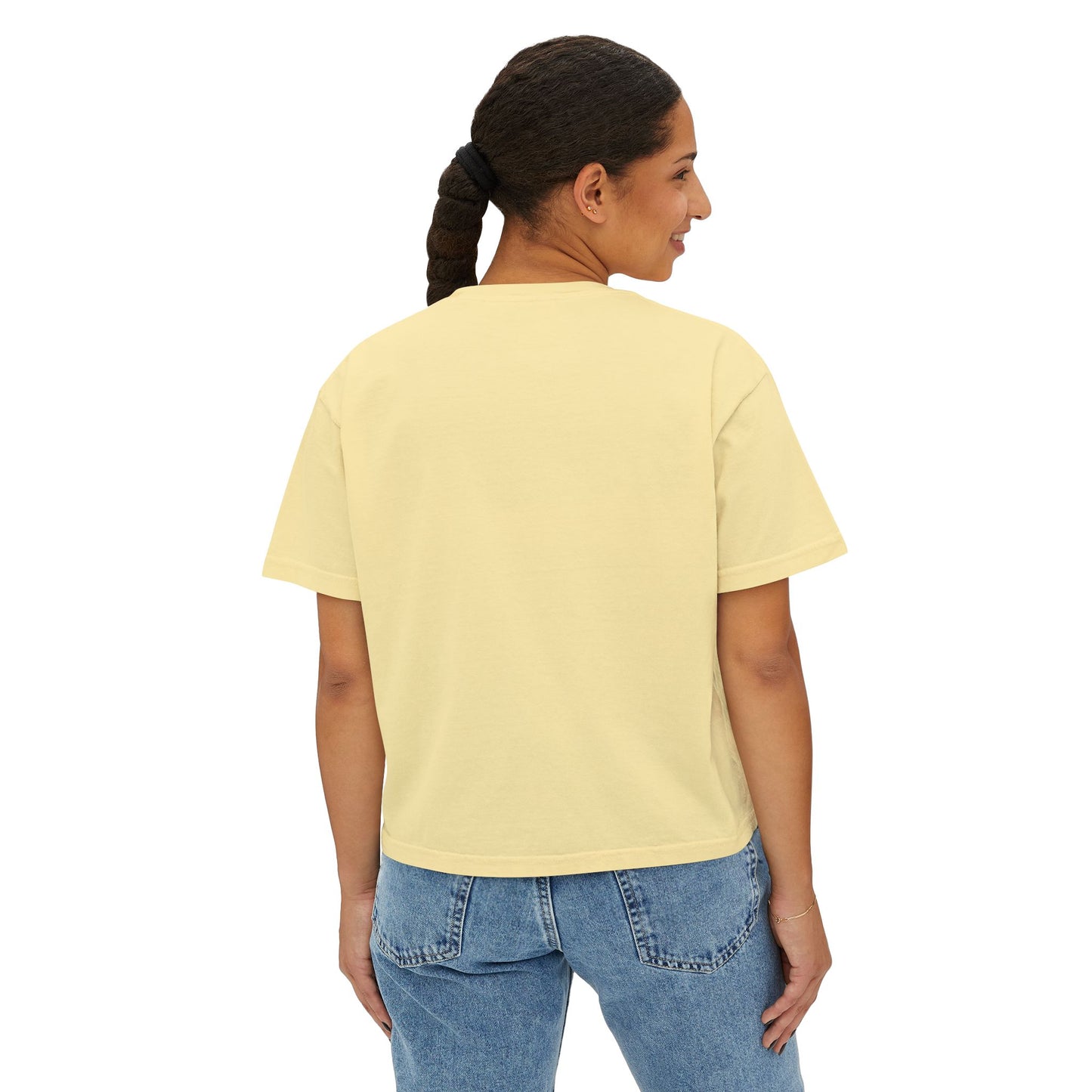Womens Boxy Tee - "I Adore You!" Design for Casual Style