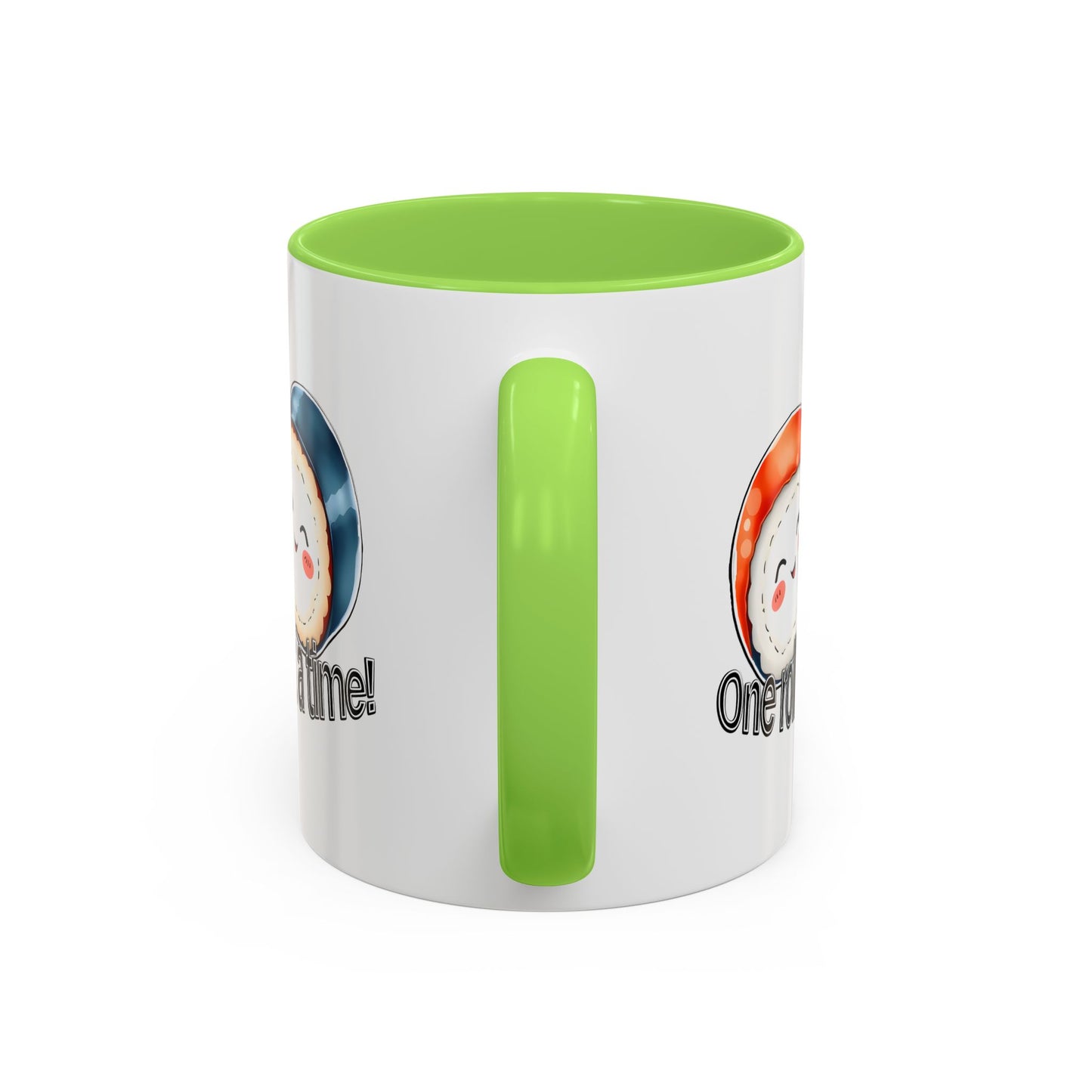 Coffee Mug - "One Roll at a Time" - Colorful Ceramic Coffee Cup, Perfect Gift for Food Lovers