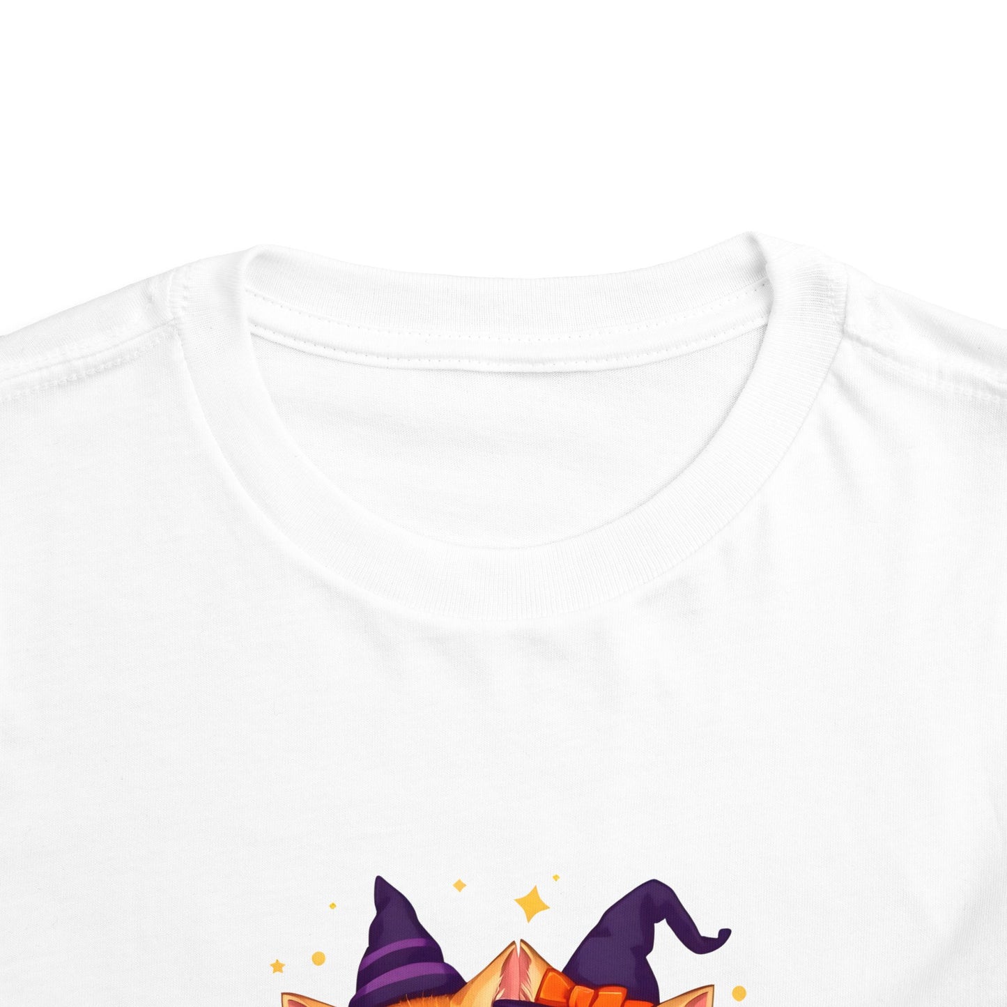 Toddler Tee - Cute Cat Magic Halloween Shirt, Kids Short Sleeve Shirt, Cat Lover Gift, Fun Toddler Apparel, Fall Outfit