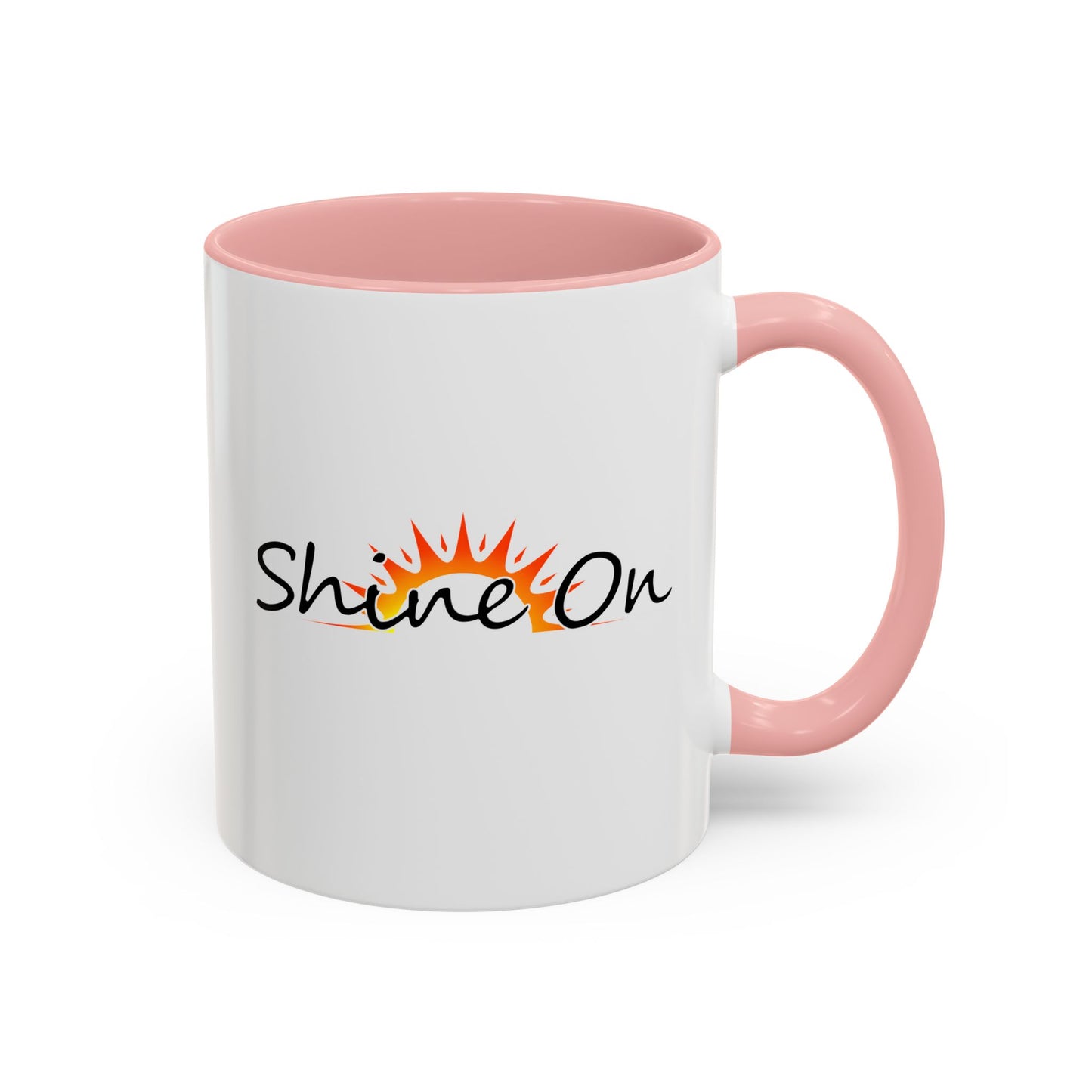 'Shine On' Accent Coffee Mug - 11oz & 15oz Ceramic Cup for Coffee Lovers