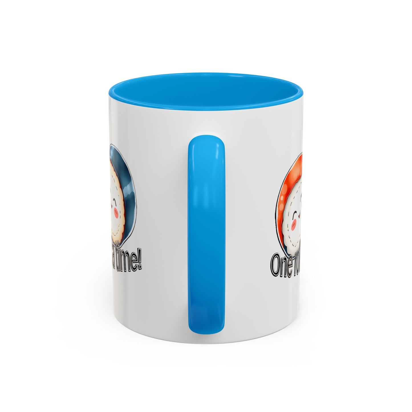 Coffee Mug - "One Roll at a Time" - Colorful Ceramic Coffee Cup, Perfect Gift for Food Lovers