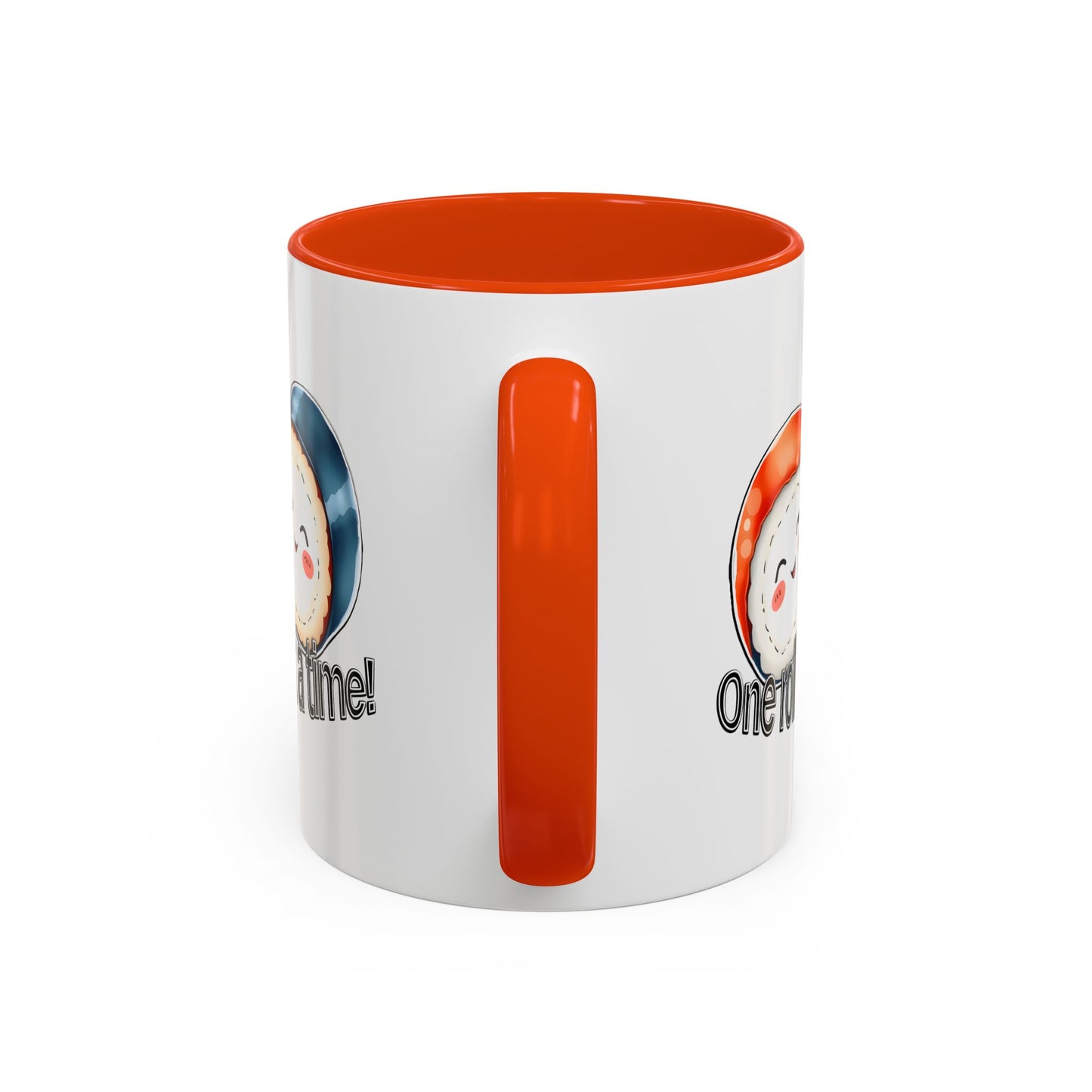 Coffee Mug - "One Roll at a Time" - Colorful Ceramic Coffee Cup, Perfect Gift for Food Lovers