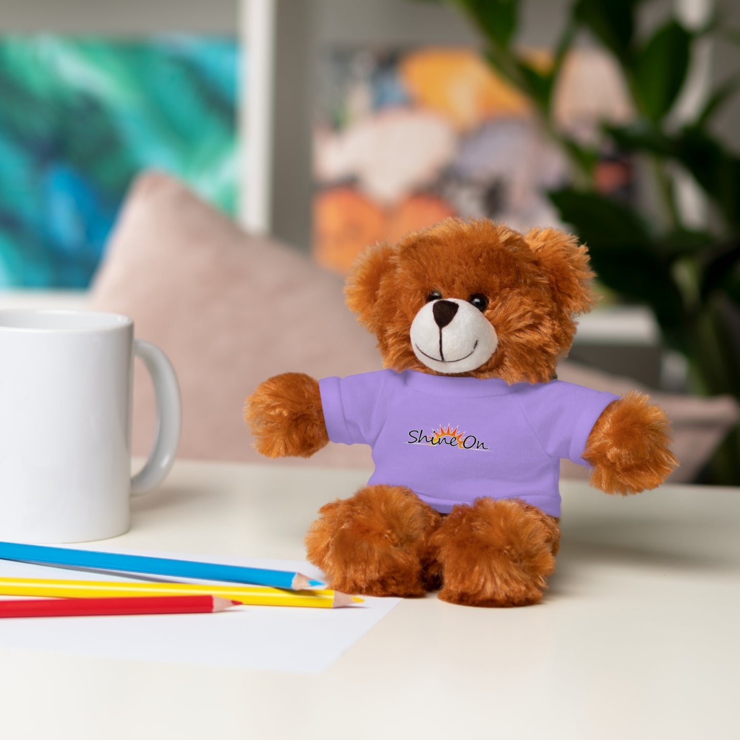 Plushie with 'Shine On' T-Shirt