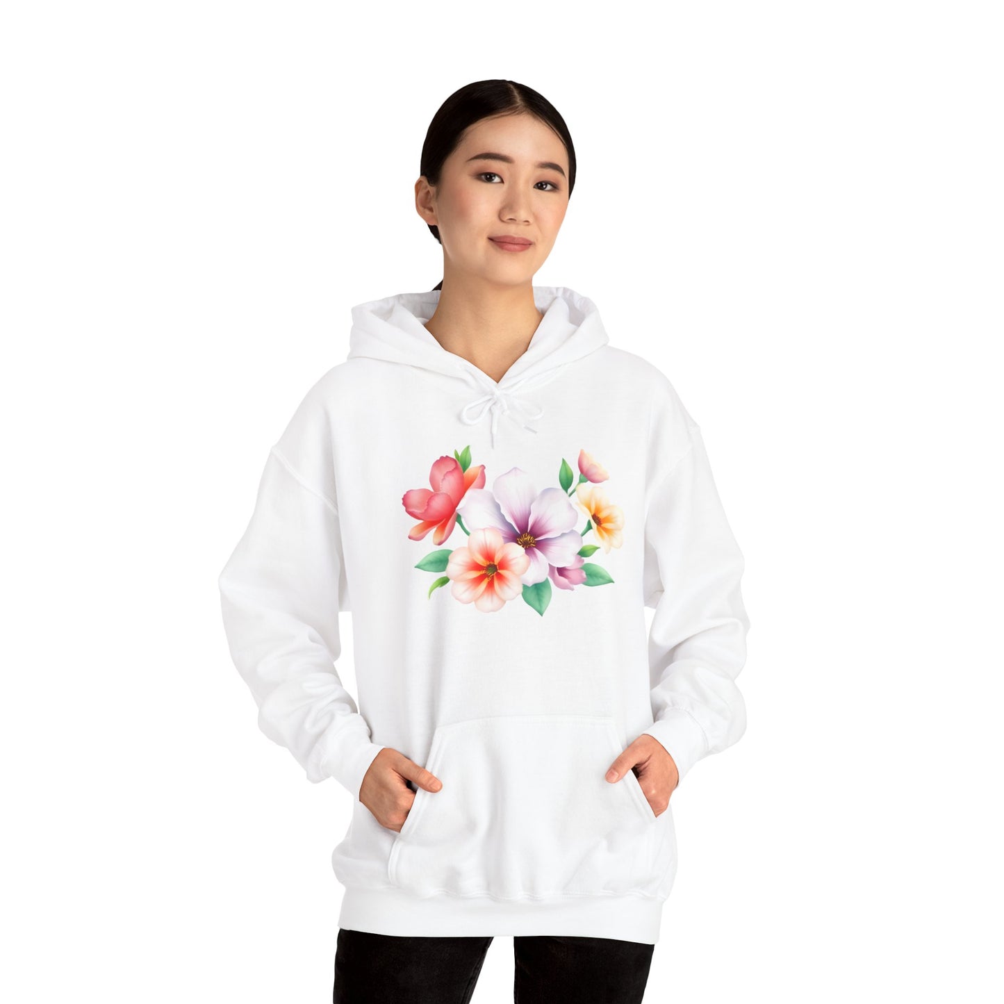 Unisex Hoodie - 'Floral' Design