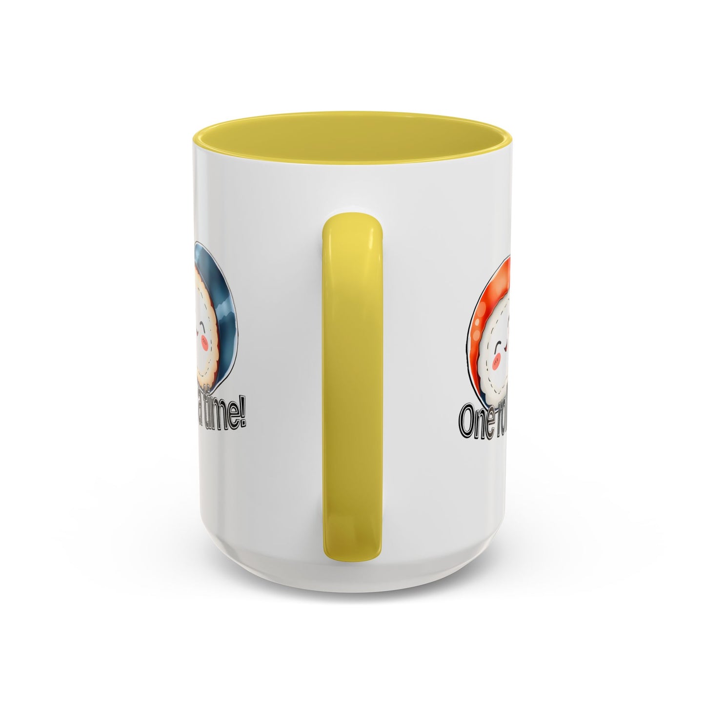 Coffee Mug - "One Roll at a Time" - Colorful Ceramic Coffee Cup, Perfect Gift for Food Lovers