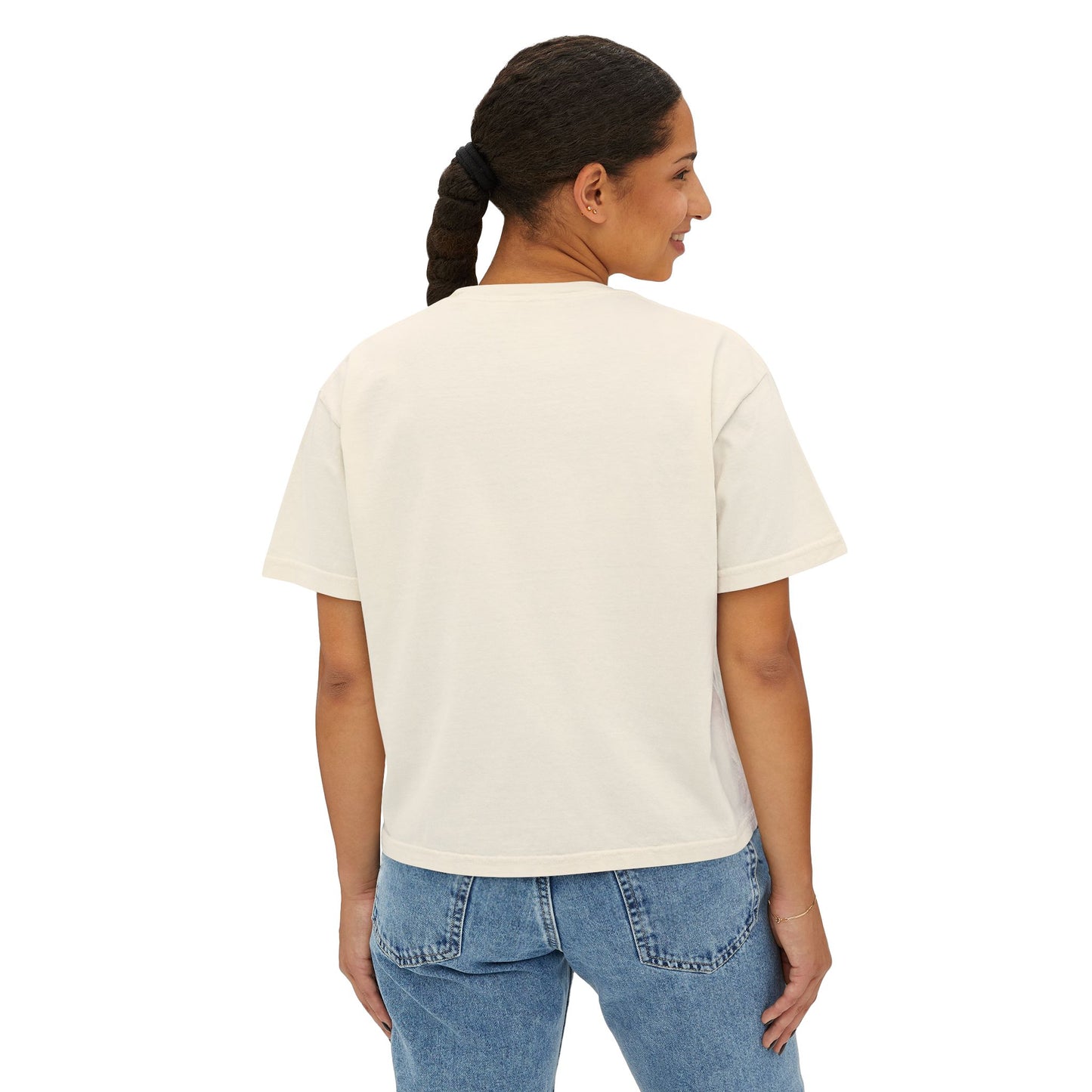 Womens Boxy Tee - "I Adore You!" Design for Casual Style