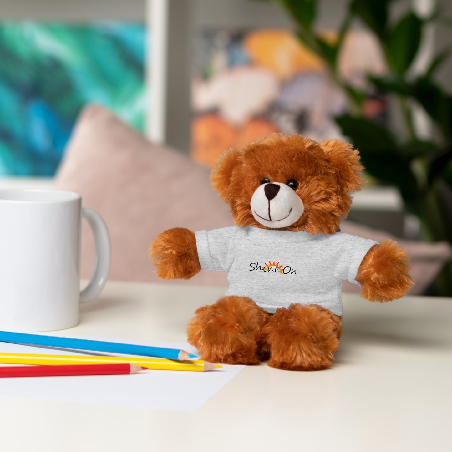 Plushie with 'Shine On' T-Shirt