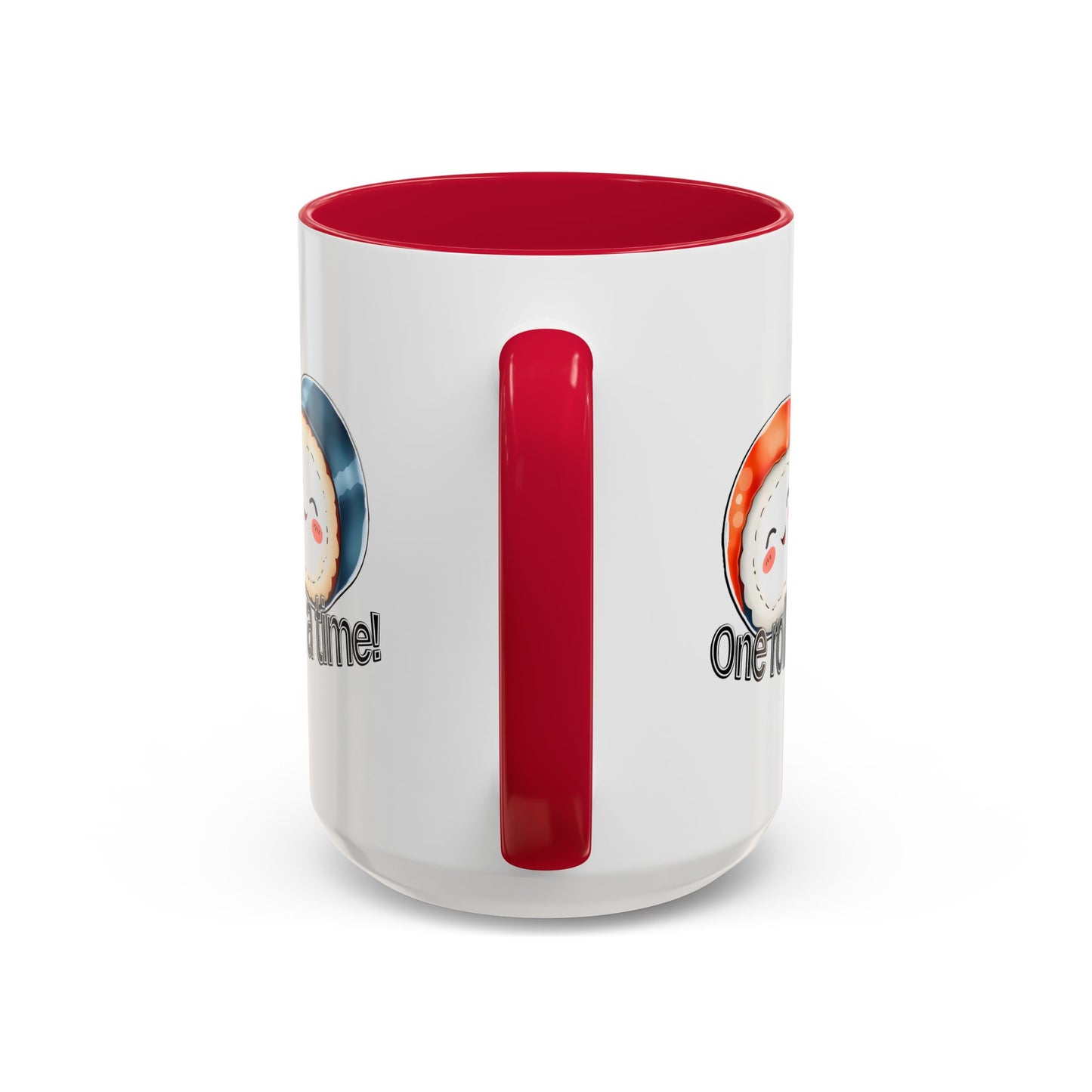 Coffee Mug - "One Roll at a Time" - Colorful Ceramic Coffee Cup, Perfect Gift for Food Lovers