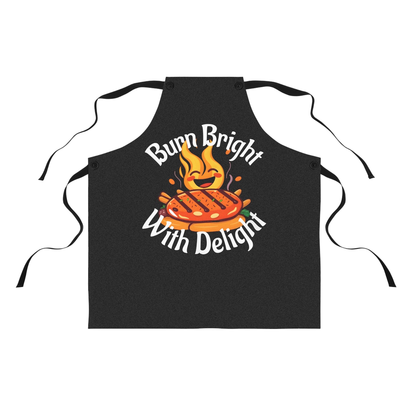 Apron - 'Burn Bright With Delight' BBQ Gift