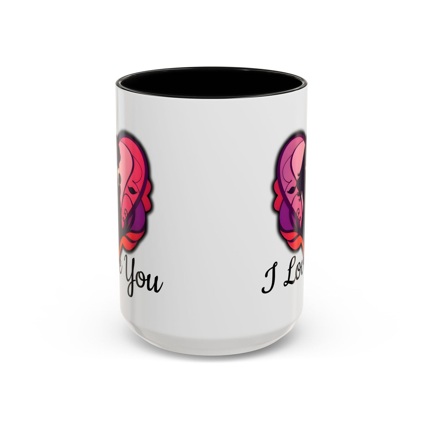 For Mum Accent Coffee Mug - 'I Love You' Design, Perfect Gift for Mothers Day