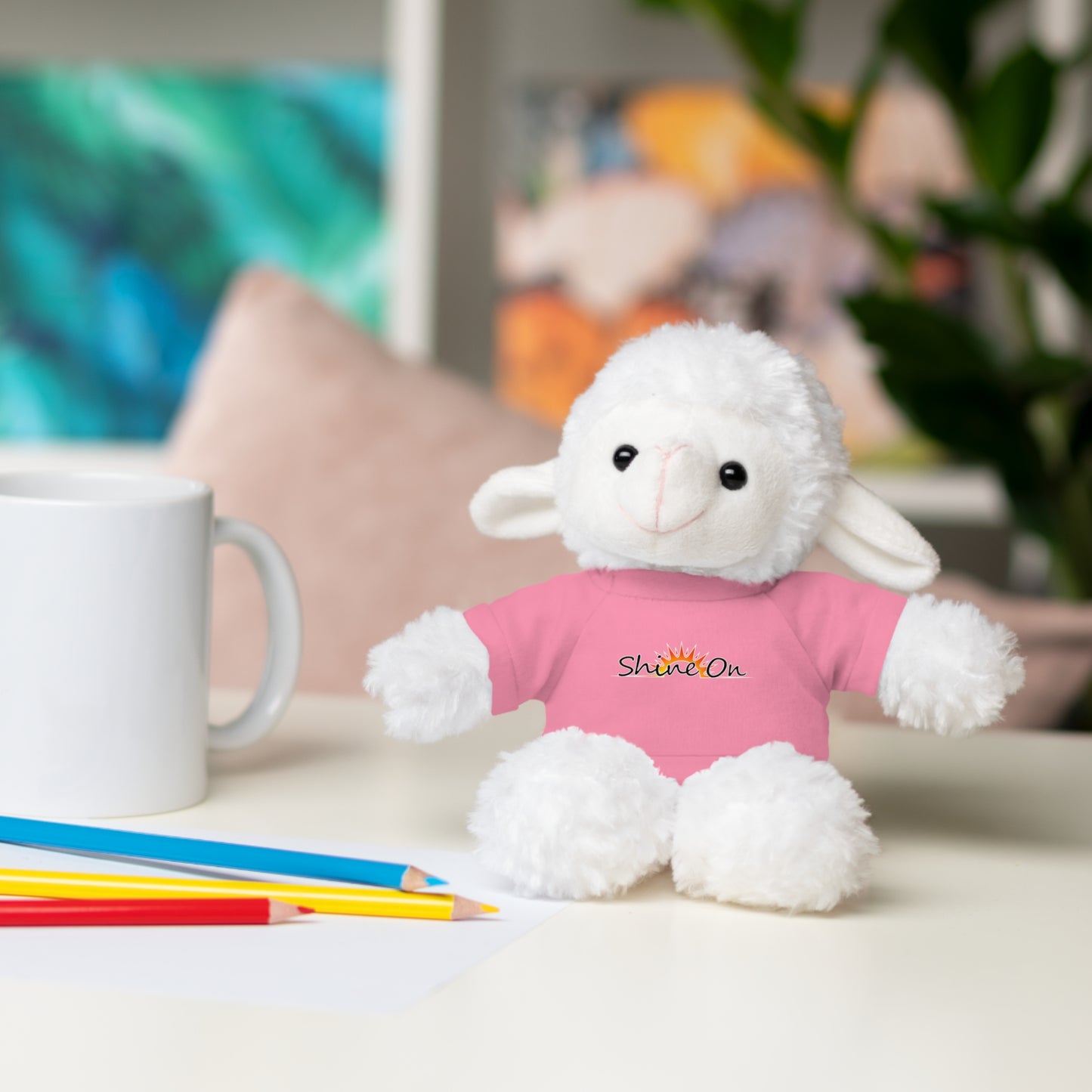 Plushie with 'Shine On' T-Shirt
